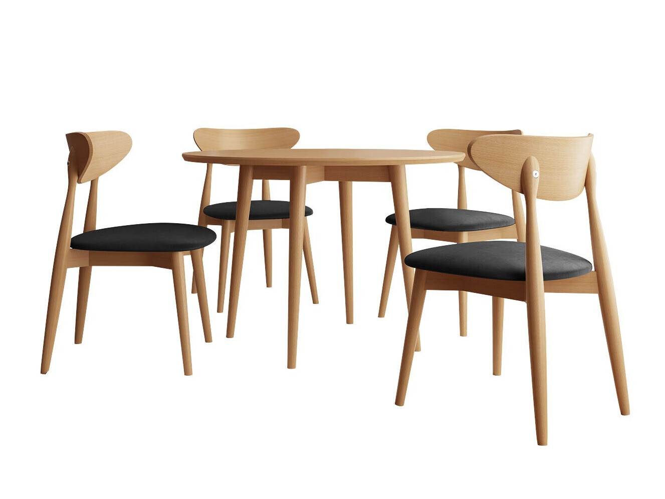 Обеденный гарнитур Racine 124 (Коричневый)