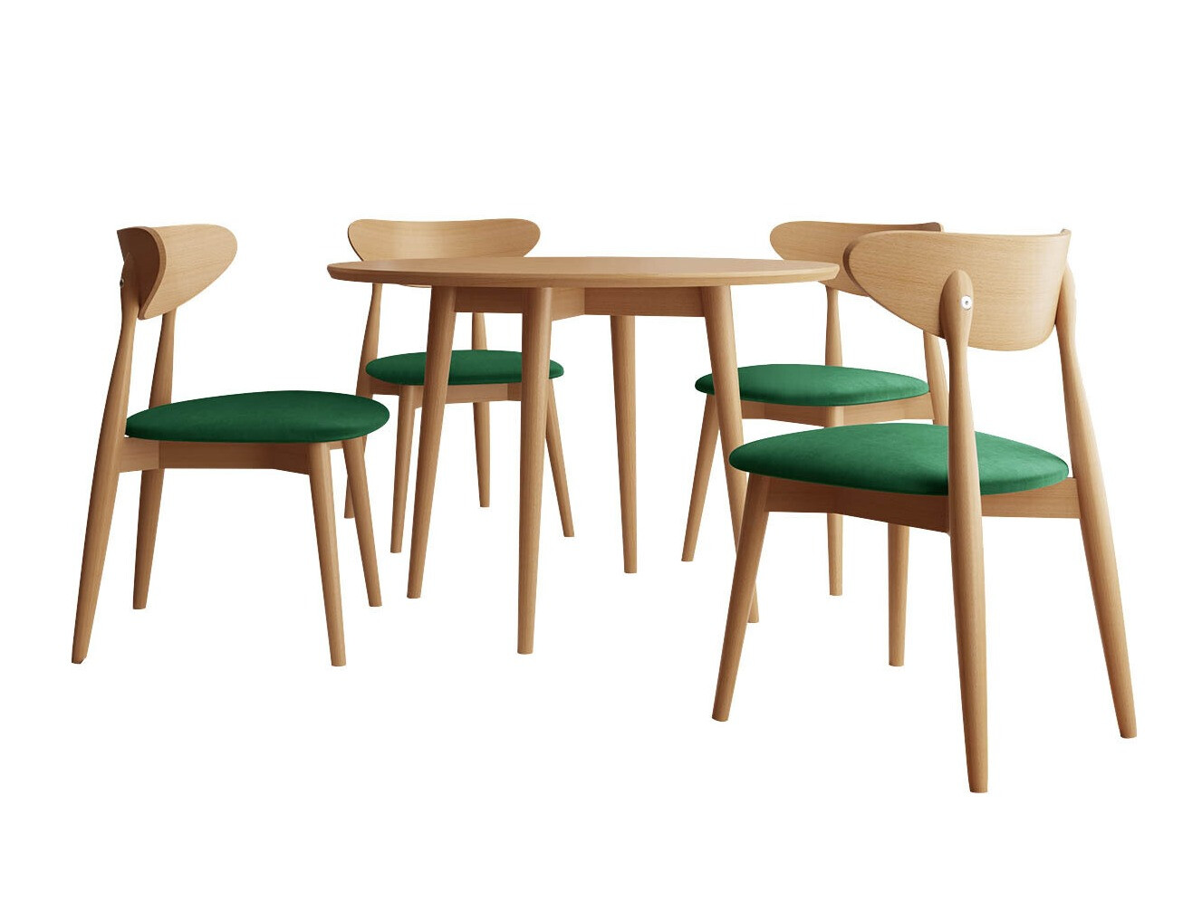 Обеденный гарнитур Racine 124 (Коричневый)