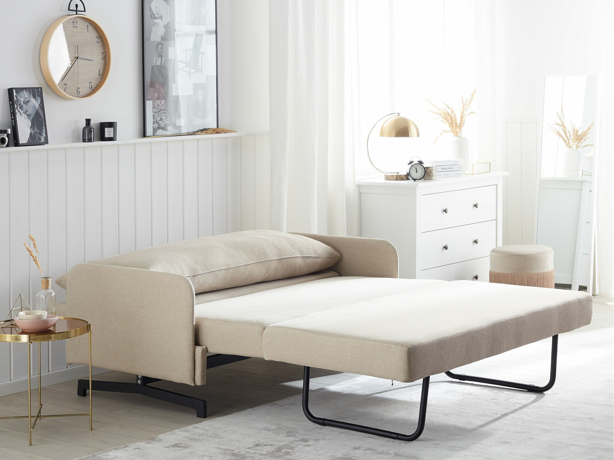 Dīvāns gulta Berwyn 1557 (Bēšs)