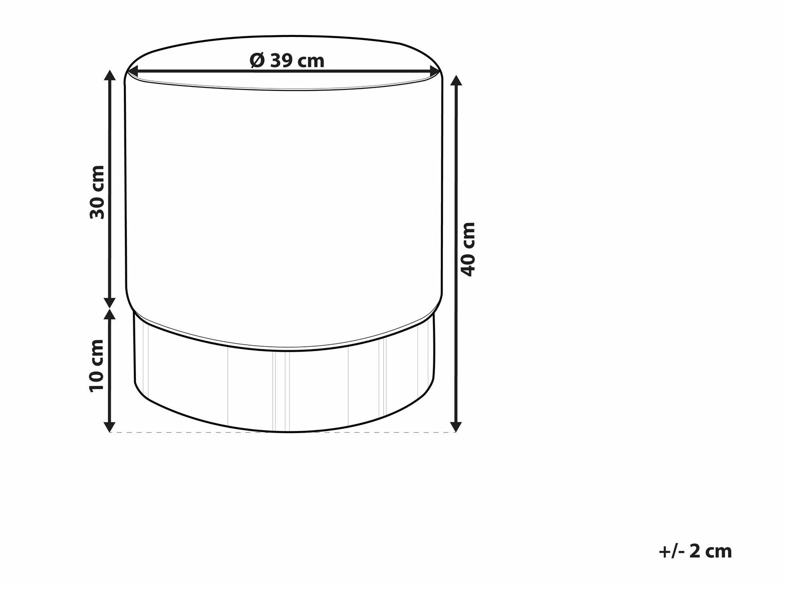 Pufs Berwyn 1553 (Zils)