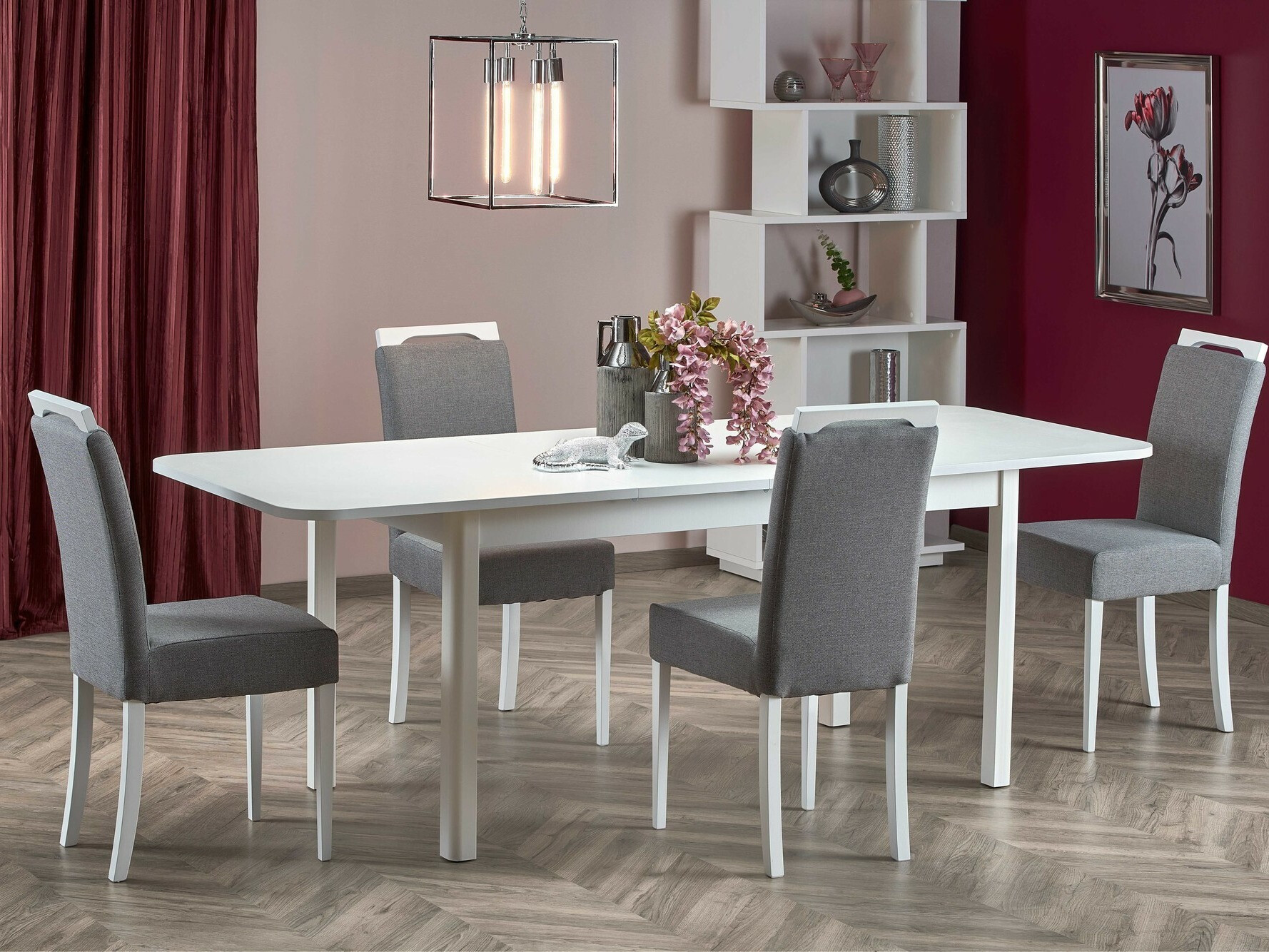 Стул Houston 535 (Серый + Белый)