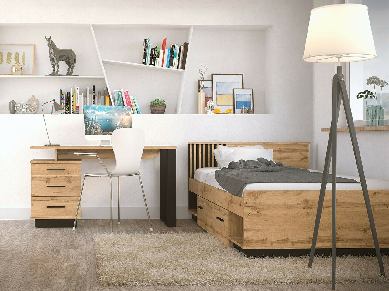 Кровать Tenodeu 126