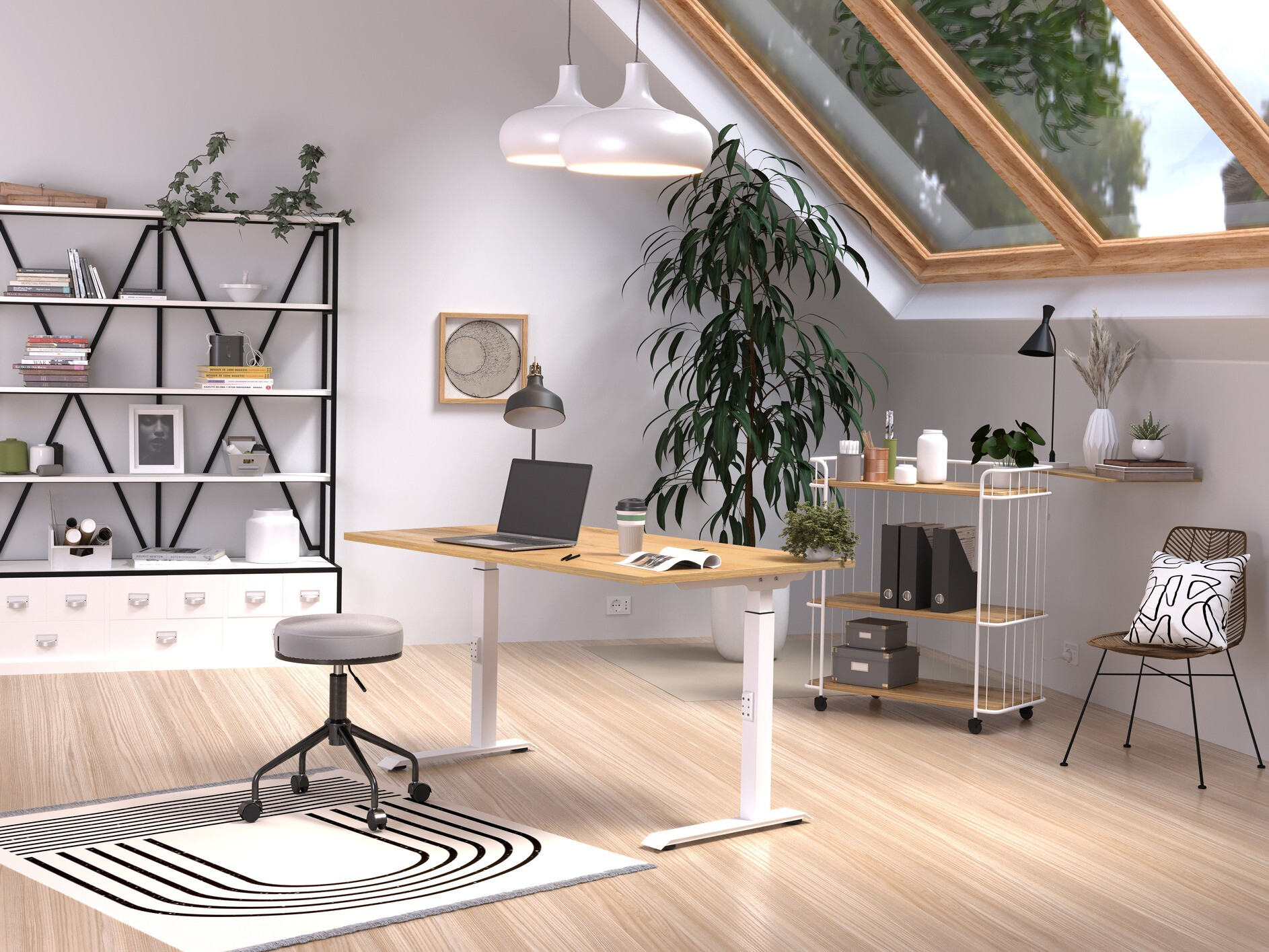 Rakstāmgalds Sacramento 419 (Navarra ozols + Balts)