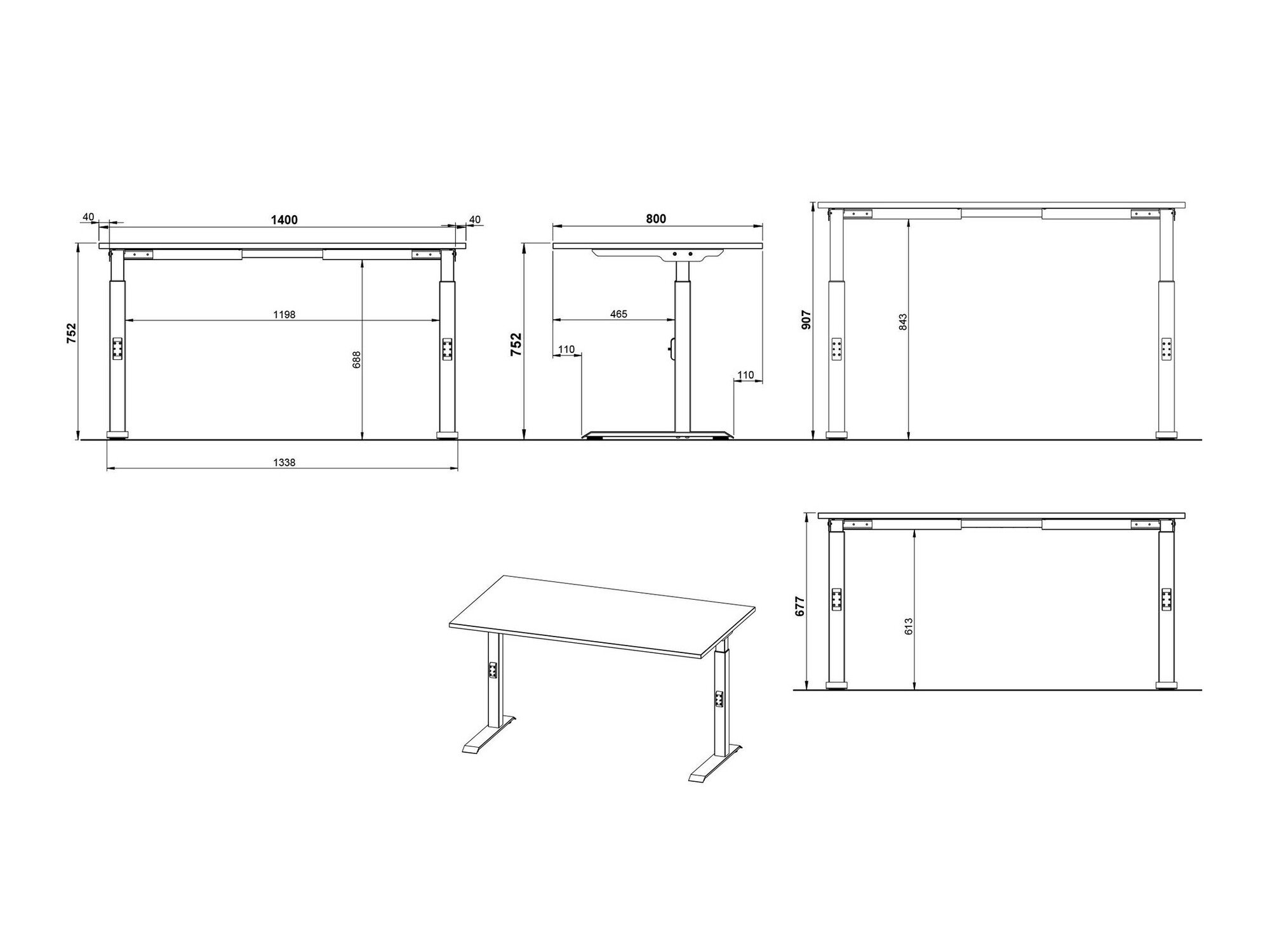 Rakstāmgalds Sacramento 419 (Pelēks + Balts)