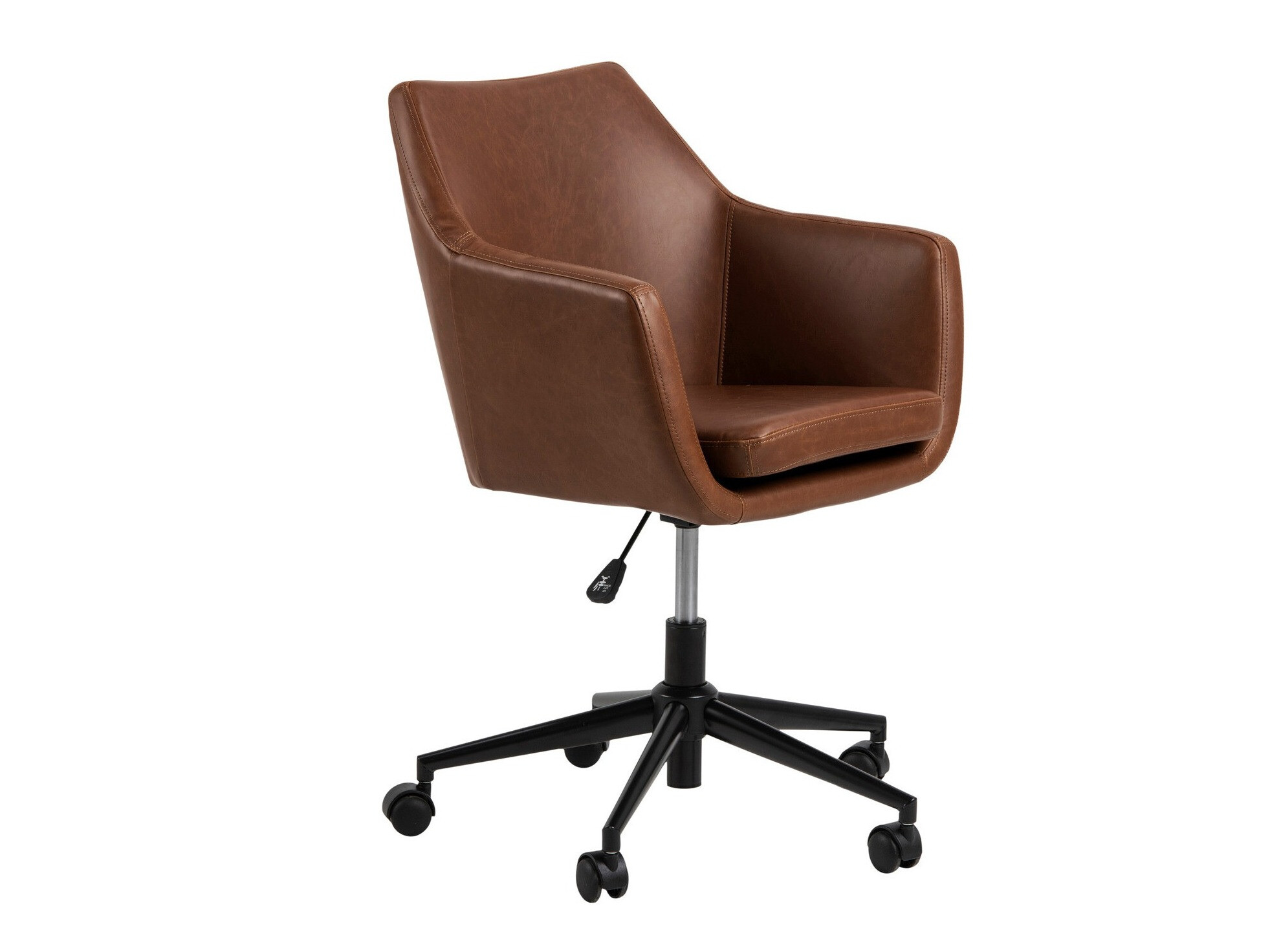 Biroja krēsls Norsica 166 (Melns + Brūns)