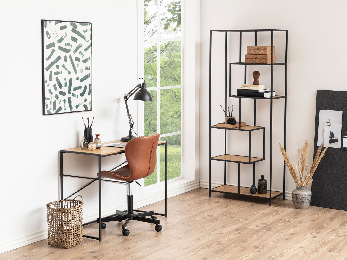 Plaukts Norsica Sevferi 104 (Savvaļas ozols + Melns)