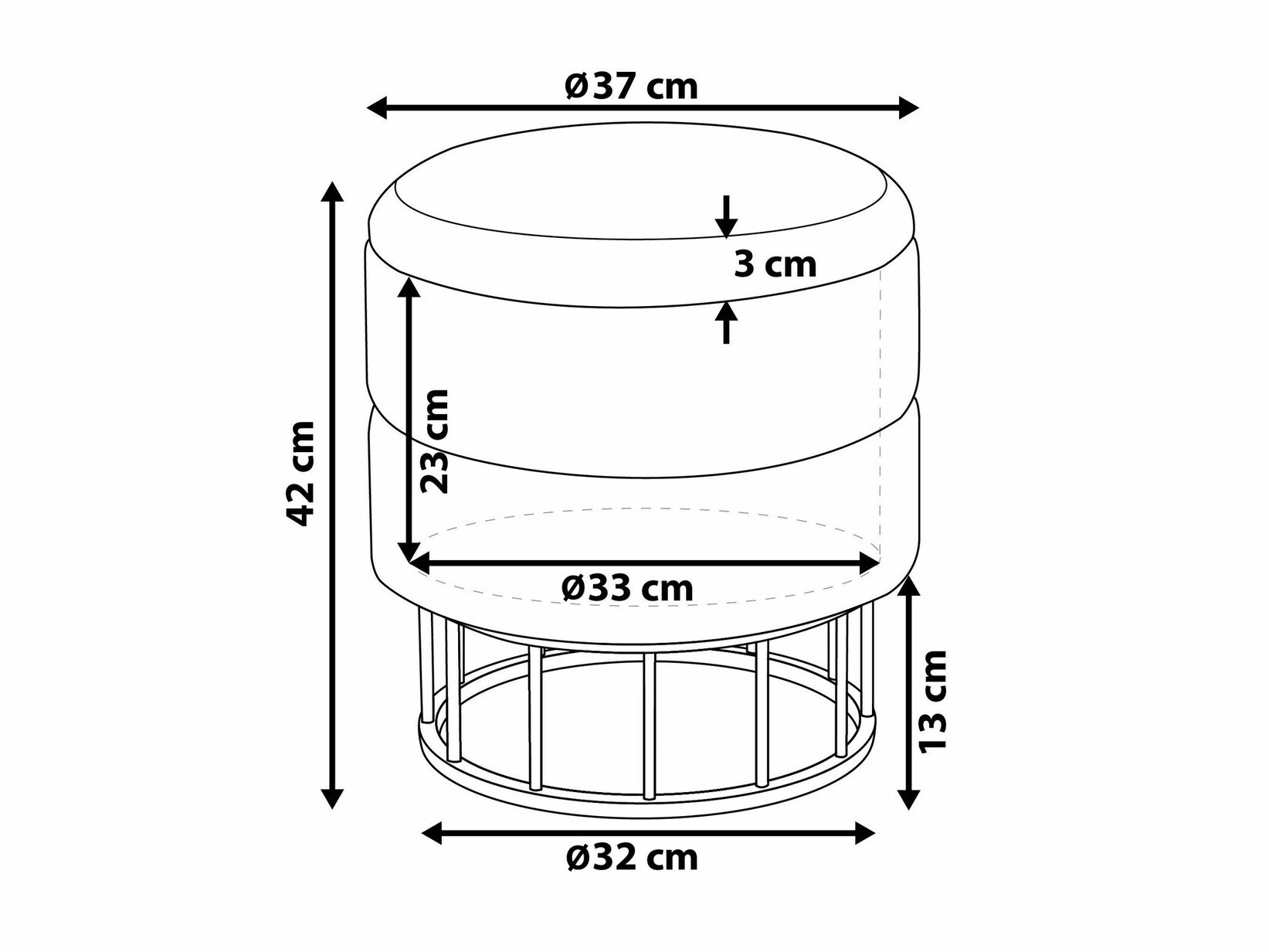 Пуф Berwyn 1576 (Зелёный)