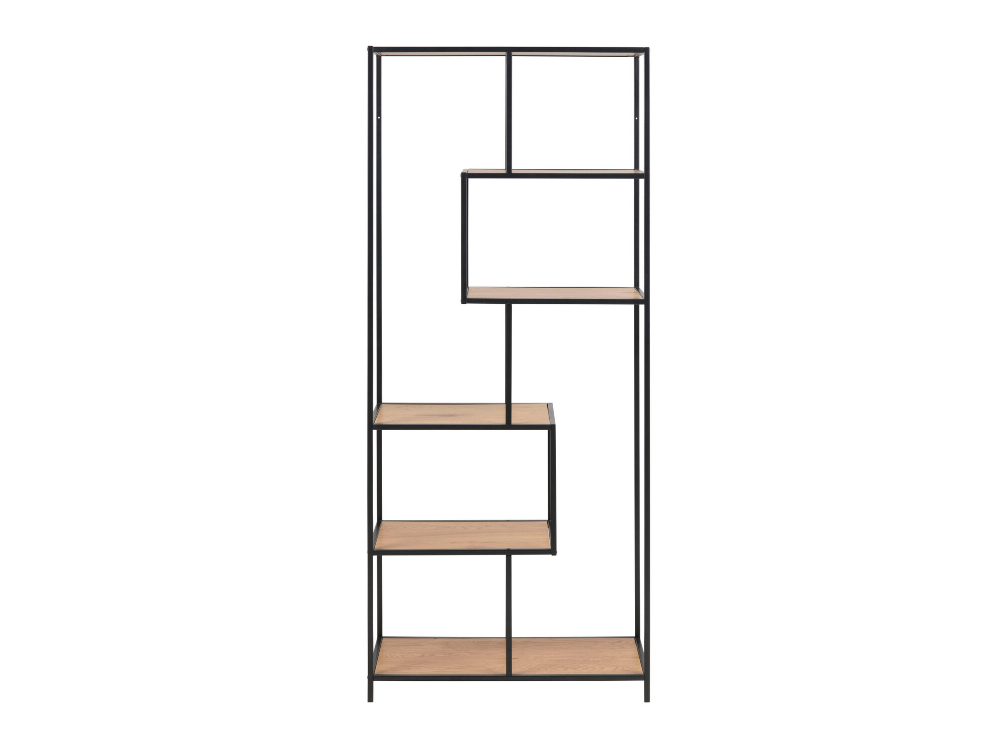Стеллаж Norsica Sevferi 104 (Дикий дуб + Чёрный)