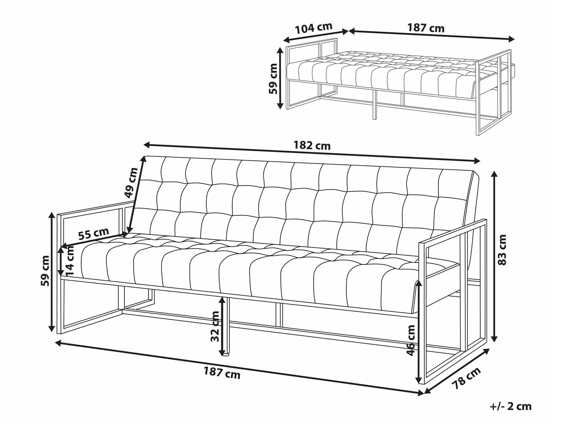 Диван-кровать Berwyn 1585 (Зелёный)