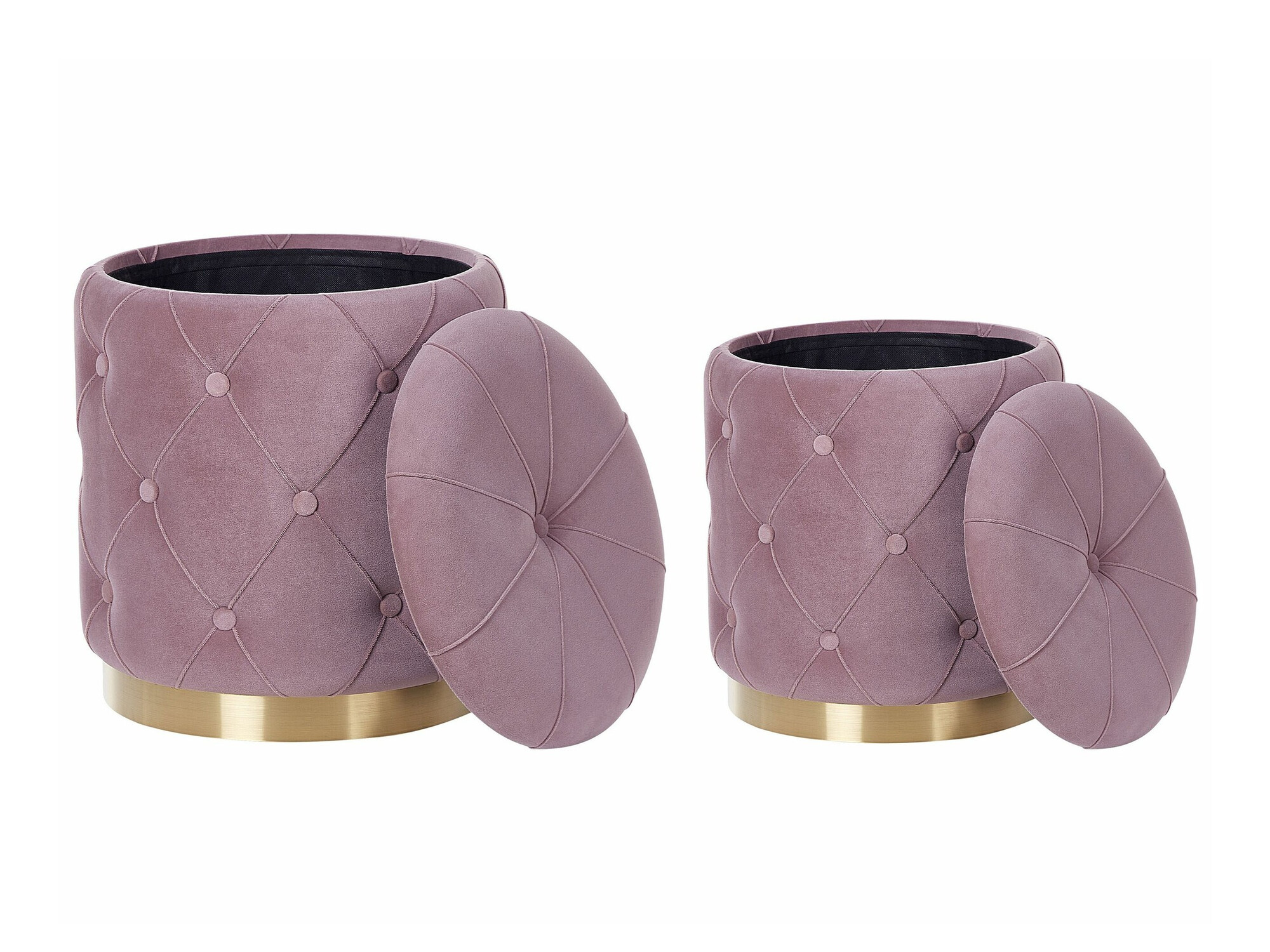 Комплект пуфов Berwyn 1580 (Розовый)