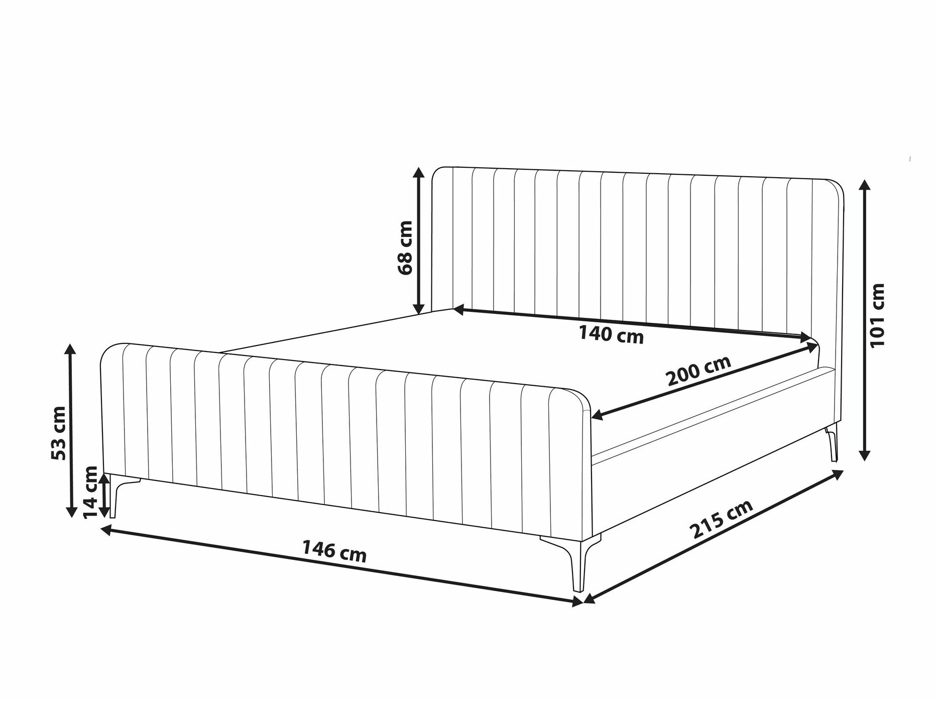 Кровать Berwyn 1584 (Taupe)