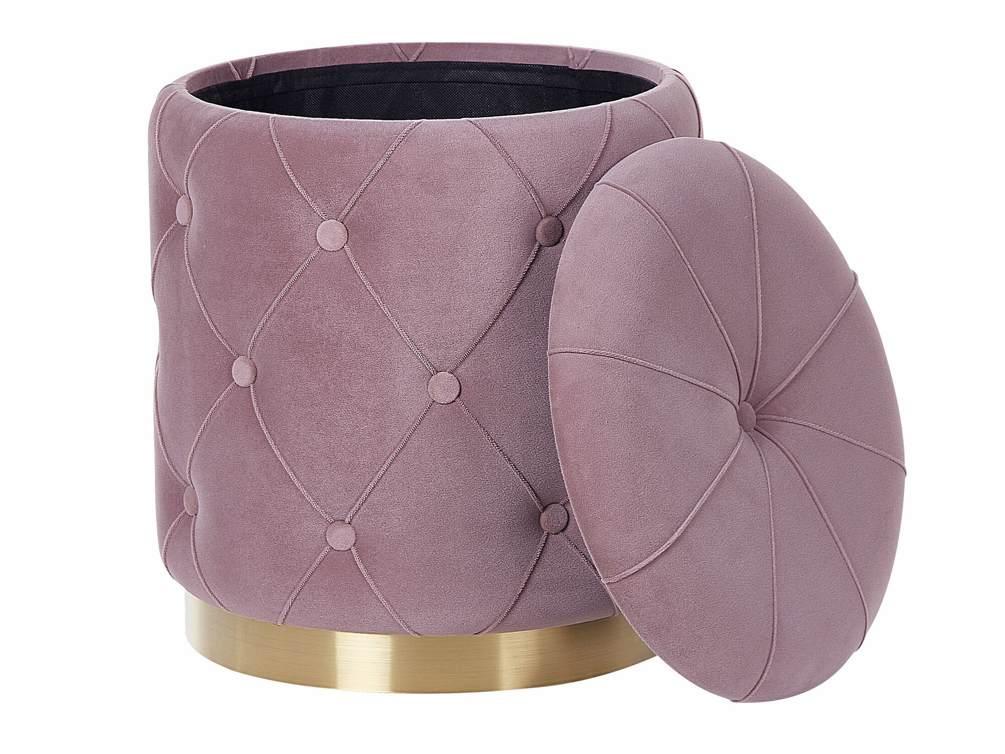 Pufu komplekts Berwyn 1580 (Tumši rozā)