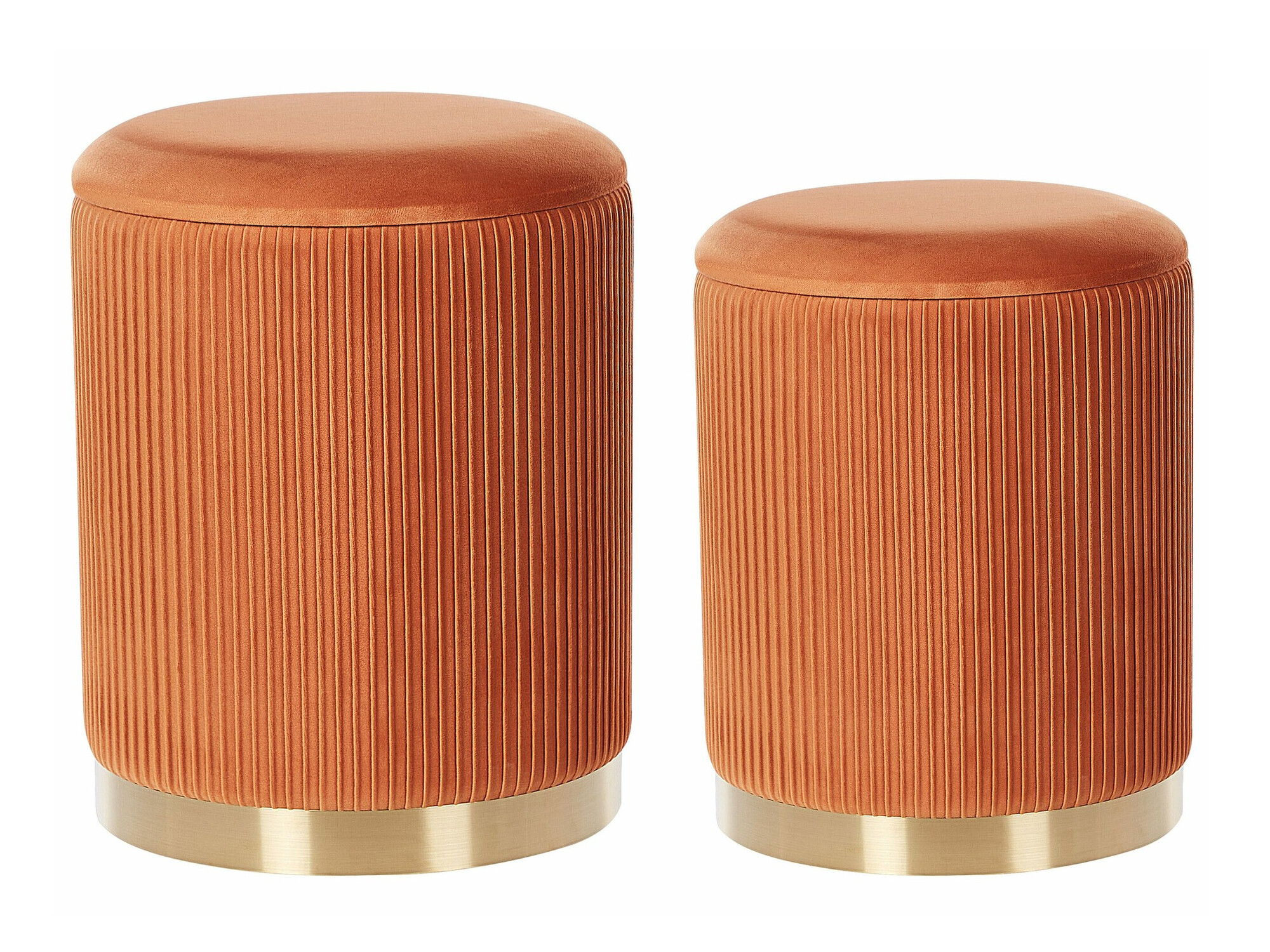 Pufu komplekts Berwyn 1583 (Oranžs)