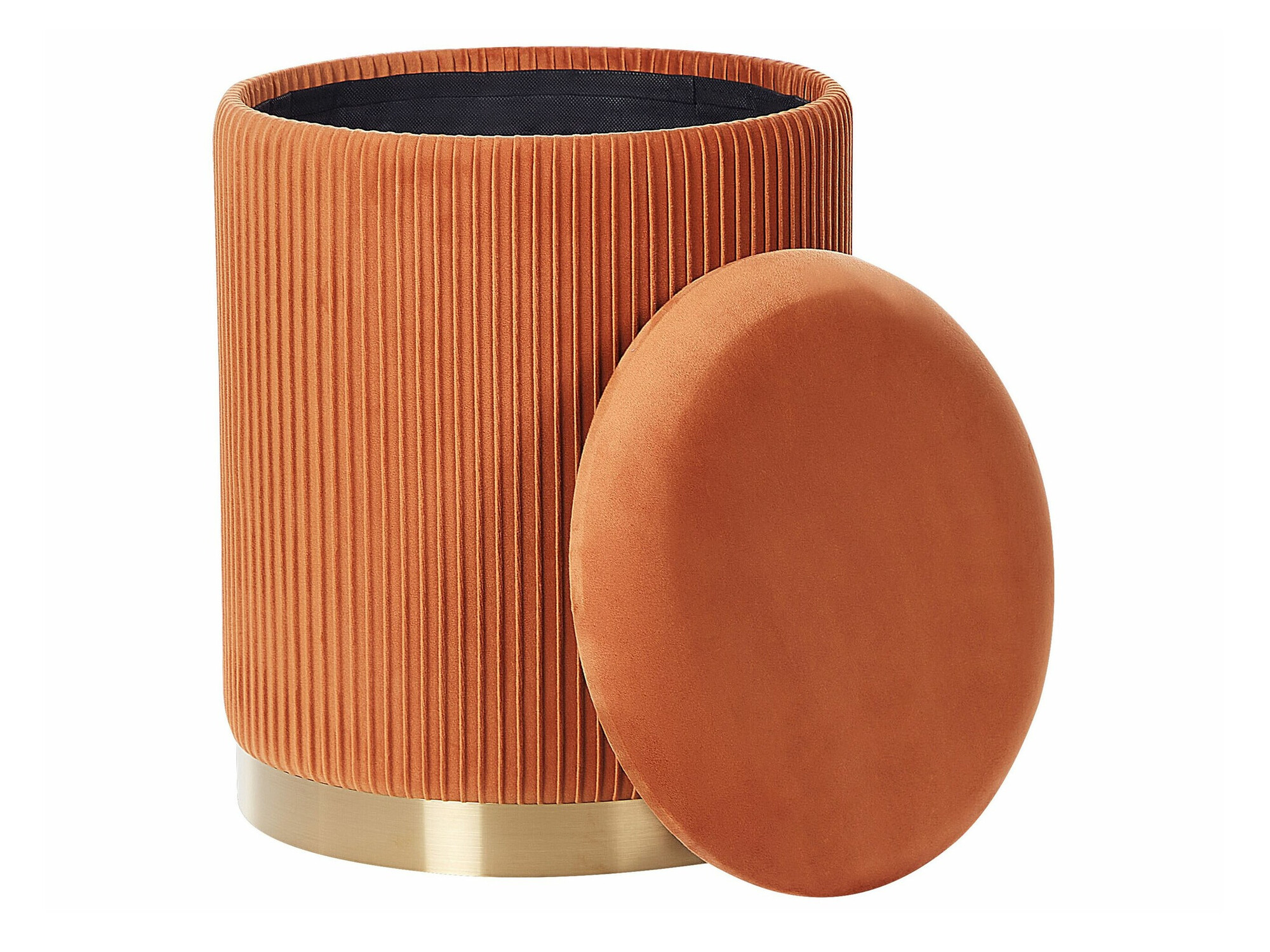 Pufu komplekts Berwyn 1583 (Oranžs)