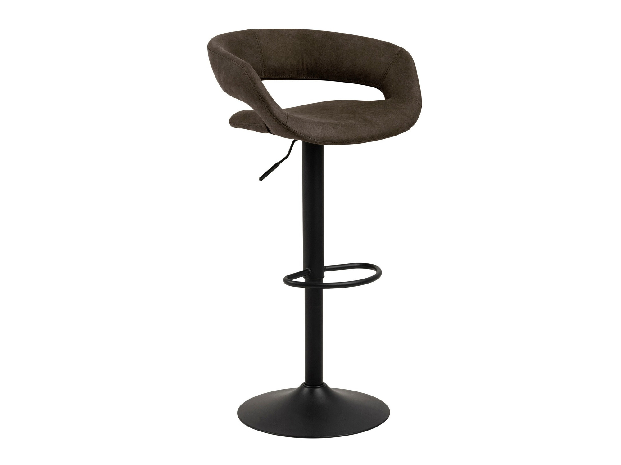 Zemais bāra krēsls Norsica 280 (Antracīts + Melns)