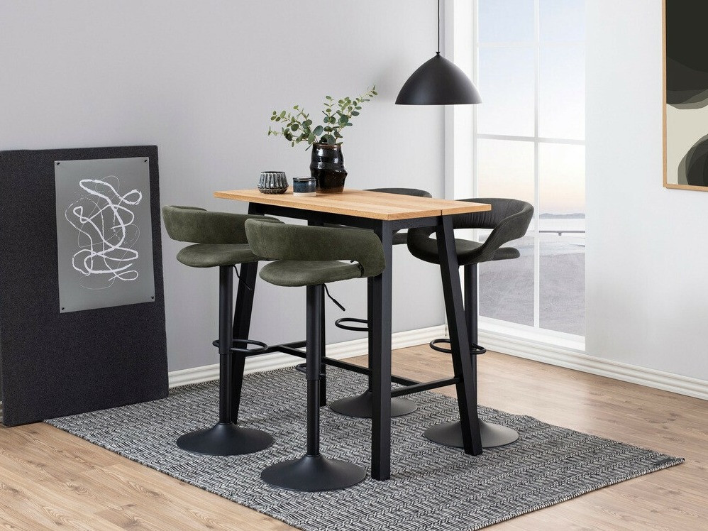 Zemais bāra krēsls Norsica 280 (Haki + Melns)