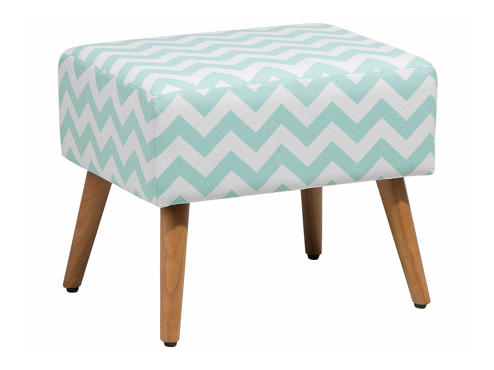 Пуф Berwyn 1594 (Белый + Бирюзовый)