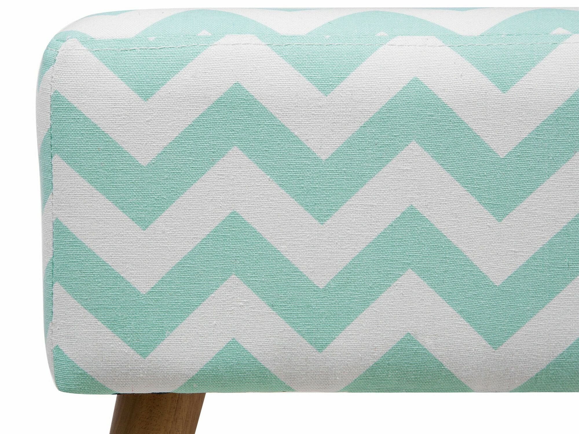 Пуф Berwyn 1594 (Белый + Бирюзовый)