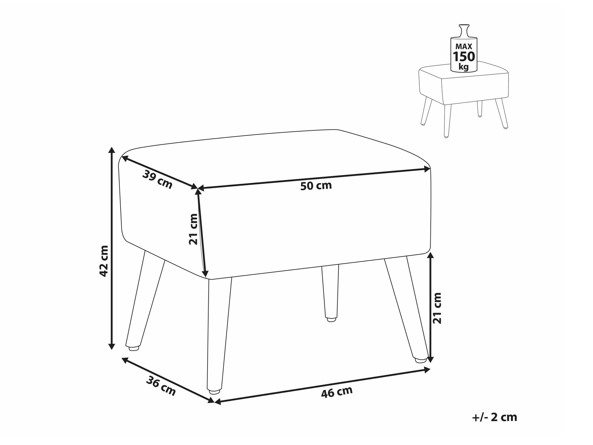 Pufs Berwyn 1594 (Balts + Tirkīzs)