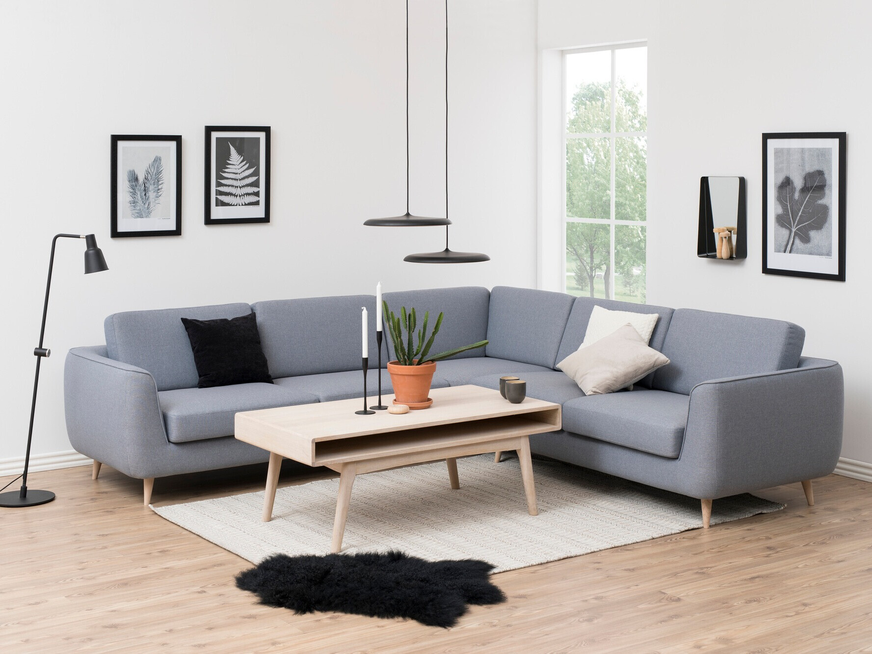 Žurnālu galdiņš Norsica Elmdome 105 (Gaiši brūns)