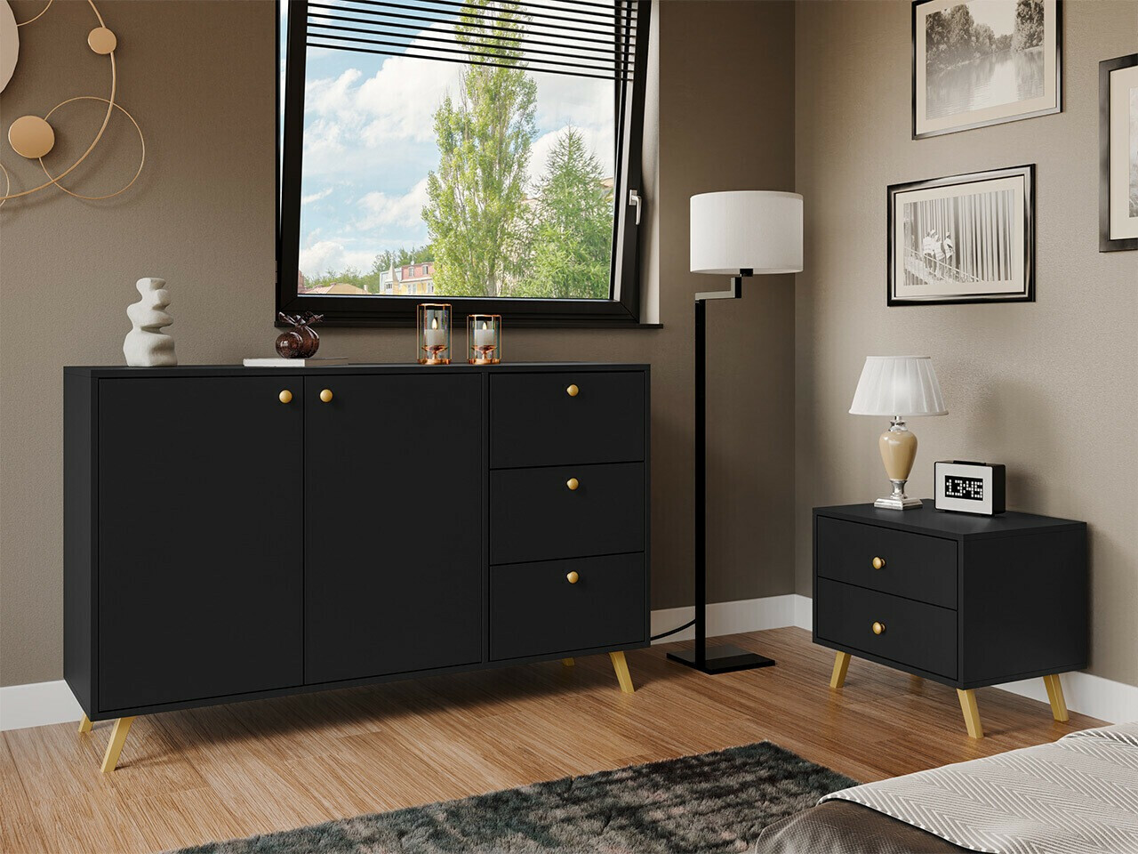 Kомод Monfera 100 (Чёрный)