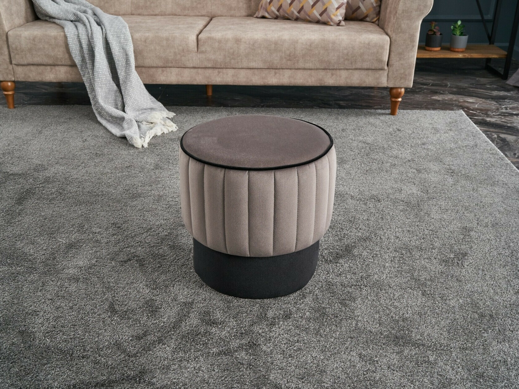 Pufs Altadena 518 (Pelēks)