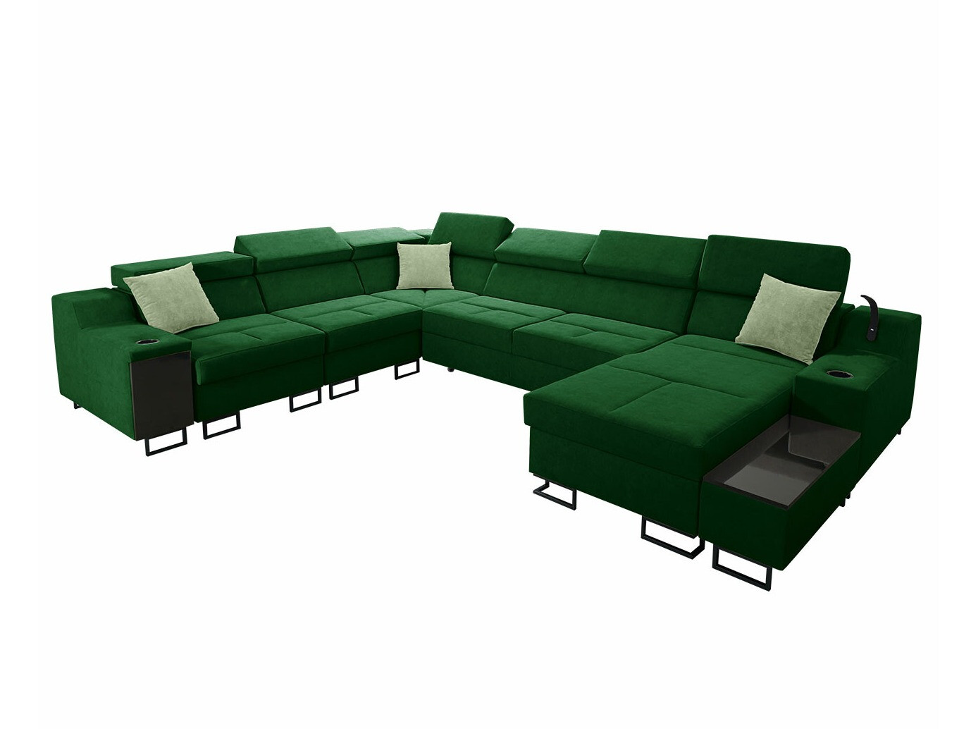 Угловой диван Sarasota 160 (Uttario Velvet 2951 + Uttario Velvet 2954)