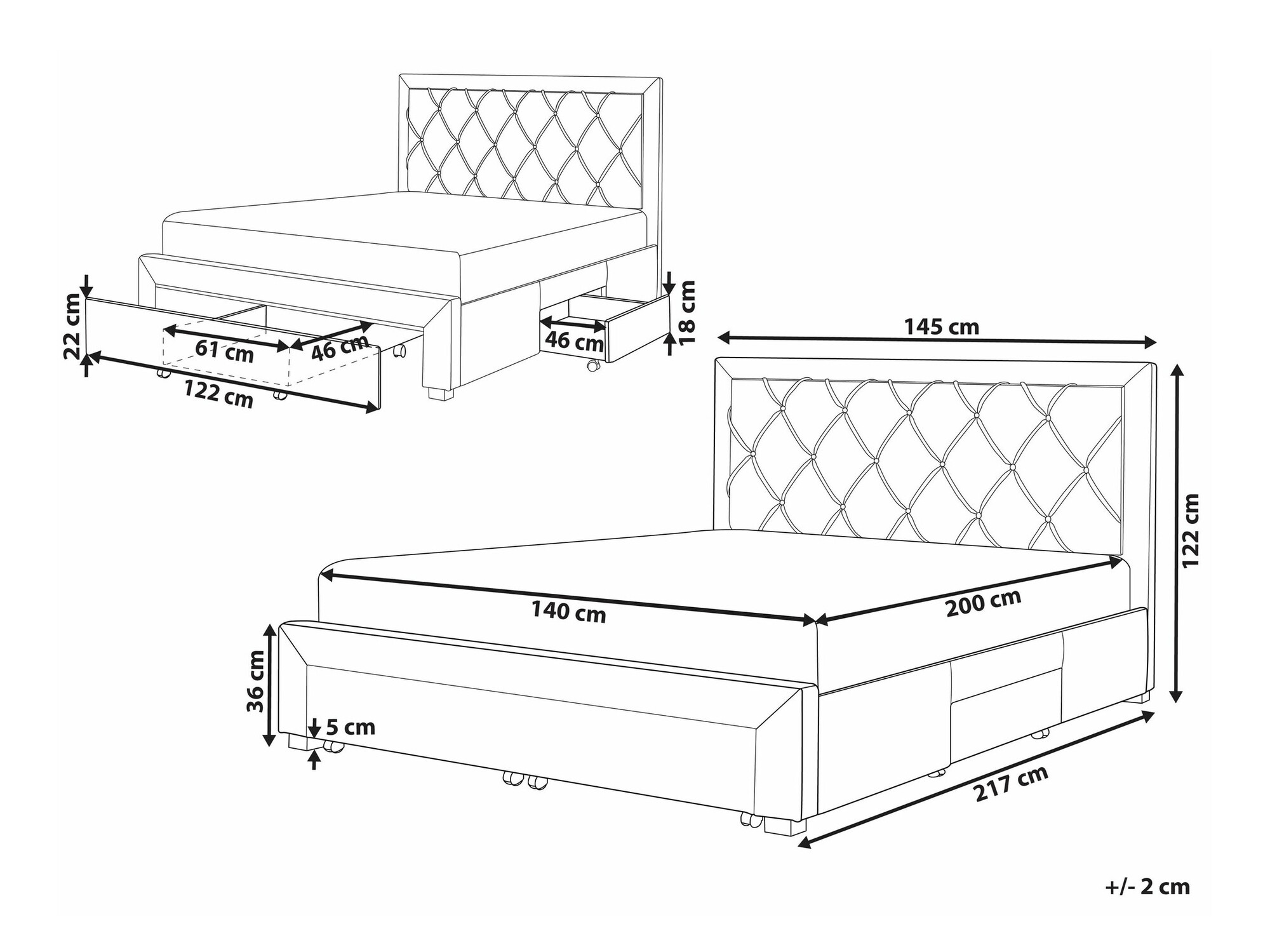 Кровать Berwyn 1607 (Бежевый)