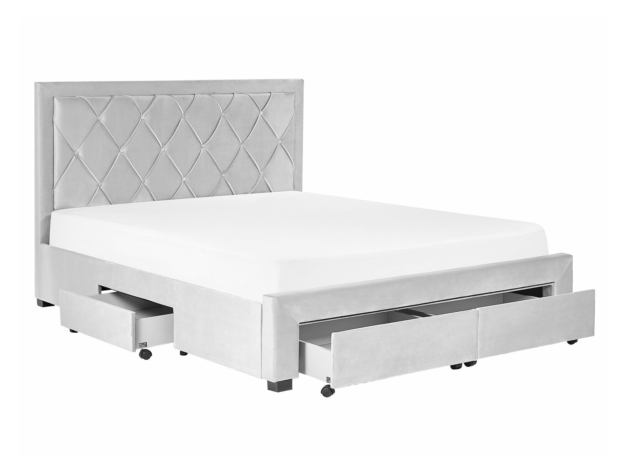 Кровать Berwyn 1607 (Светло-серый)