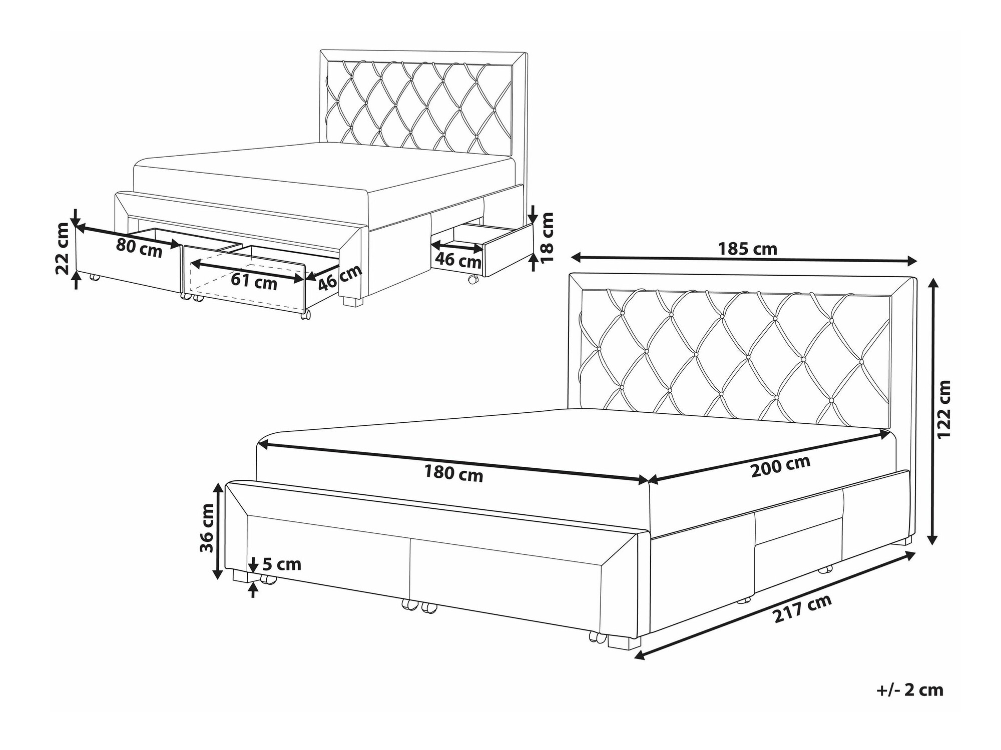 Кровать Berwyn 1607 (Светло-серый)