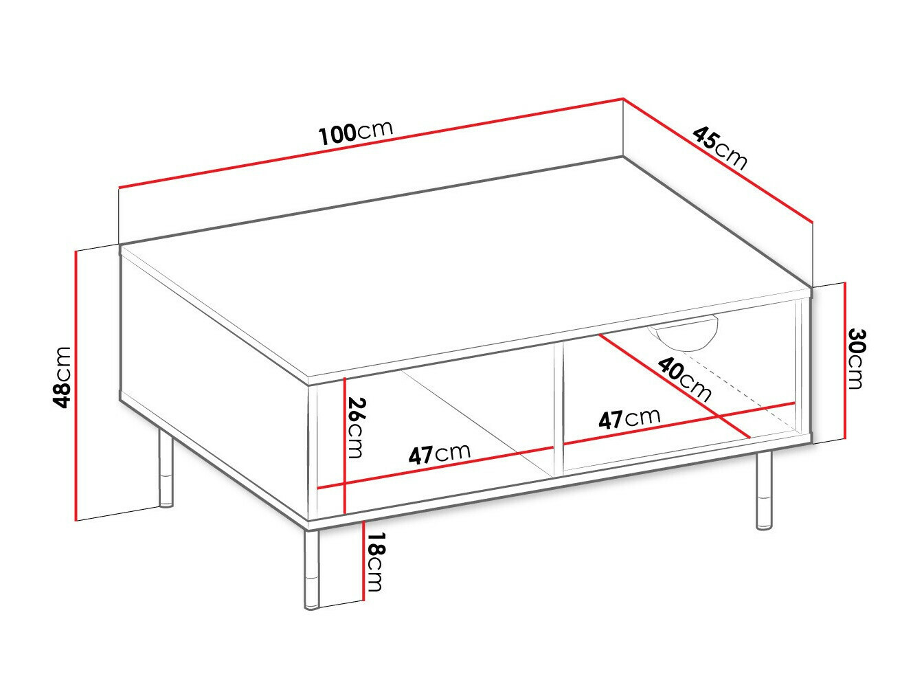 Журнальный столик Comfivo Levevai 102