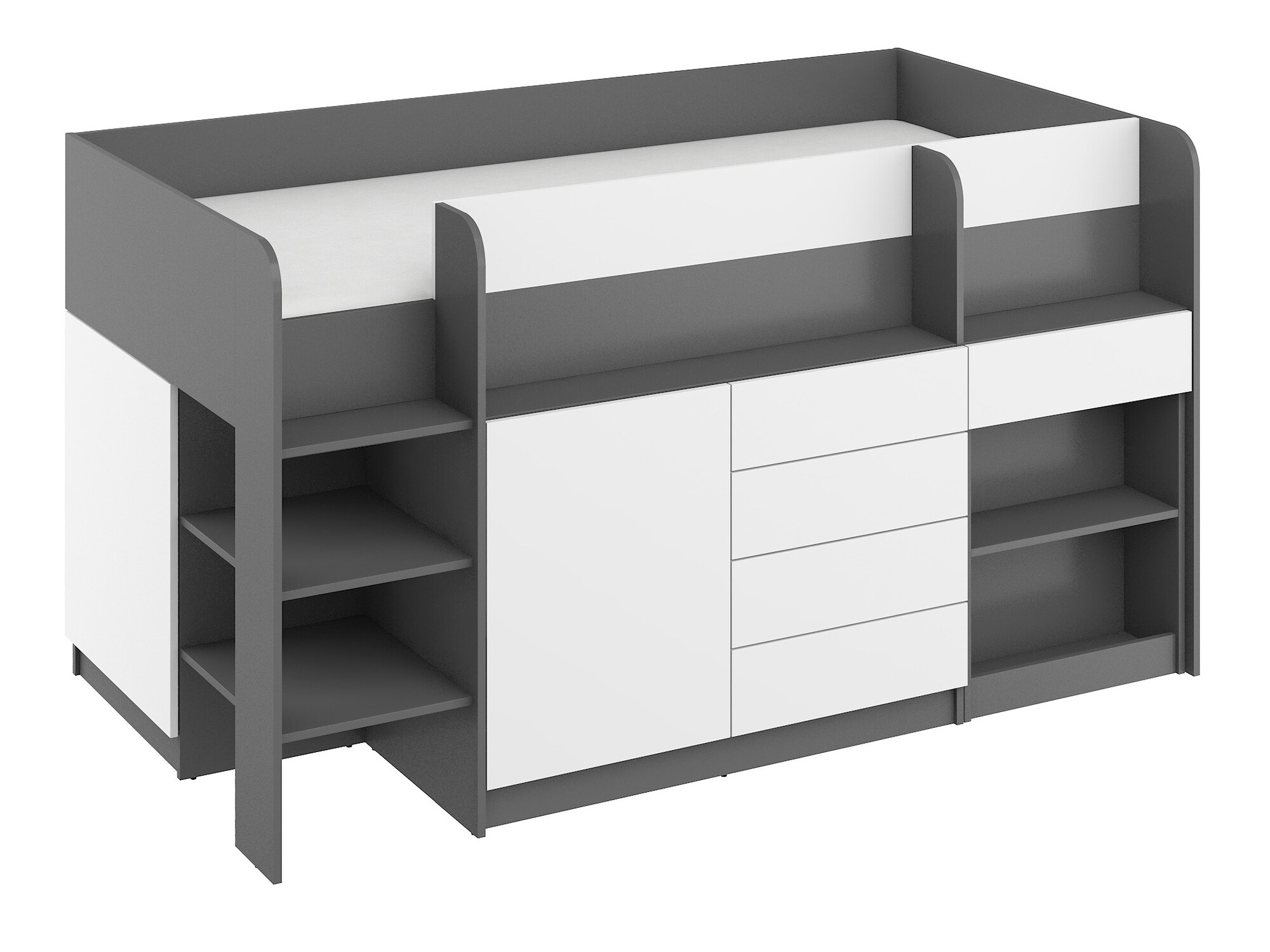 Augsta gulta Gilroy 116 (Grafīts + Balts)