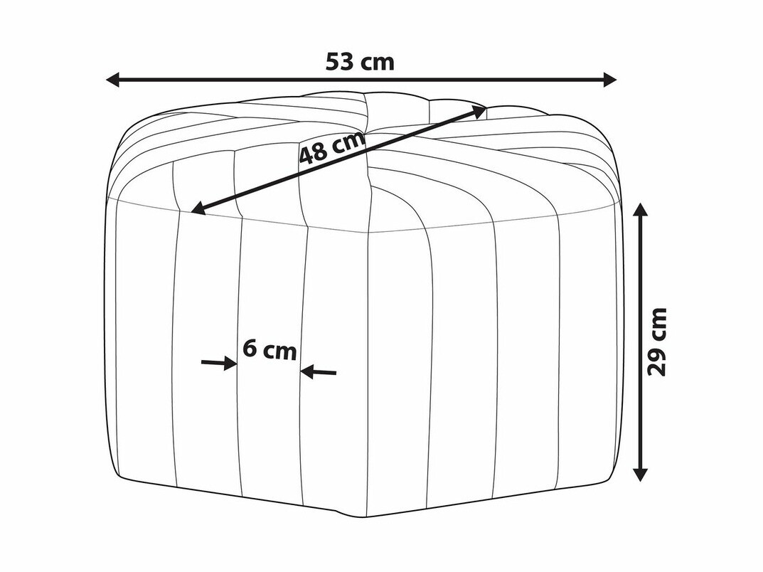 Pufs Berwyn 1628 (Zaļš)