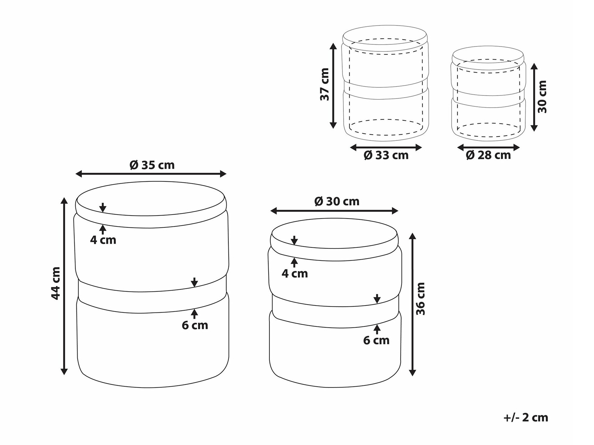 Pufu komplekts Berwyn 1629 (Zils)