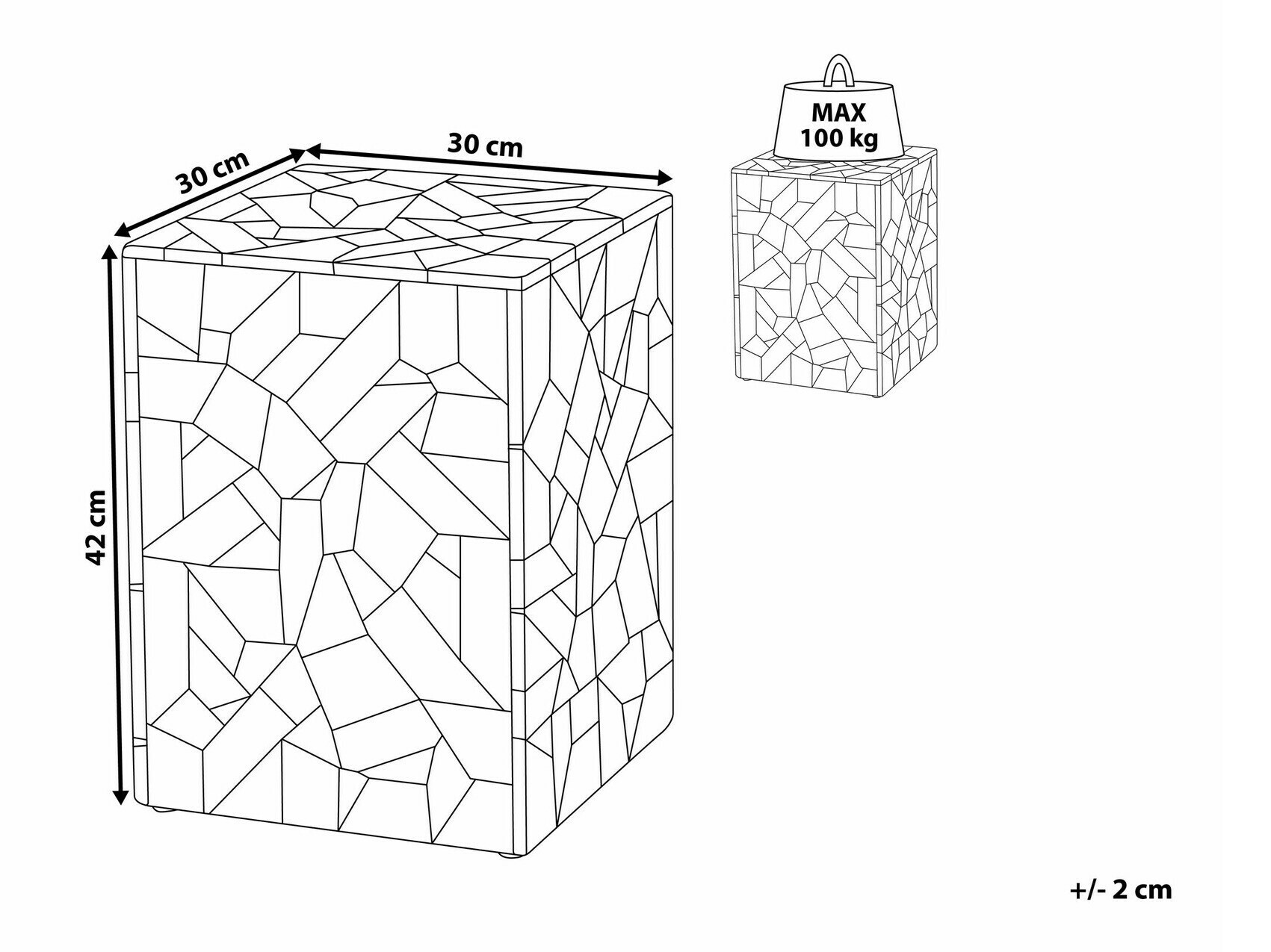 Kafijas galdiņš Berwyn 1635