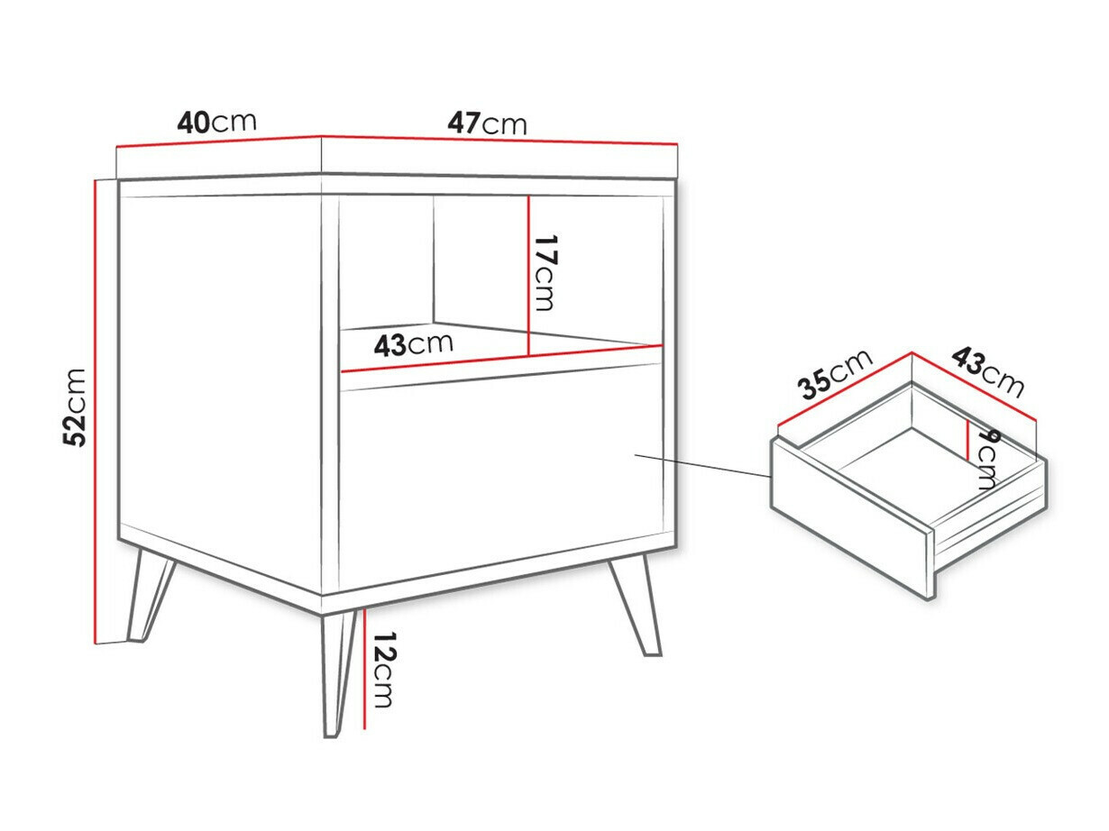 Naktsgaldiņš Comfivo Lomcali 107