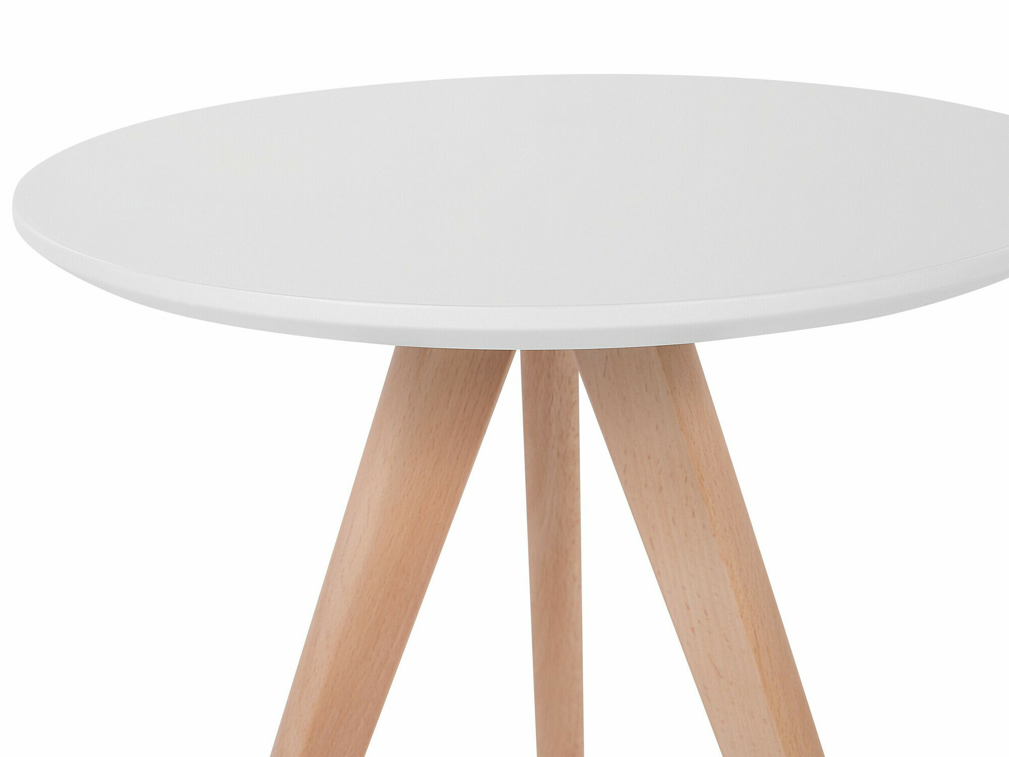 Комплект кофейных столиков Berwyn 1739 (Белый + Светлое дерево)