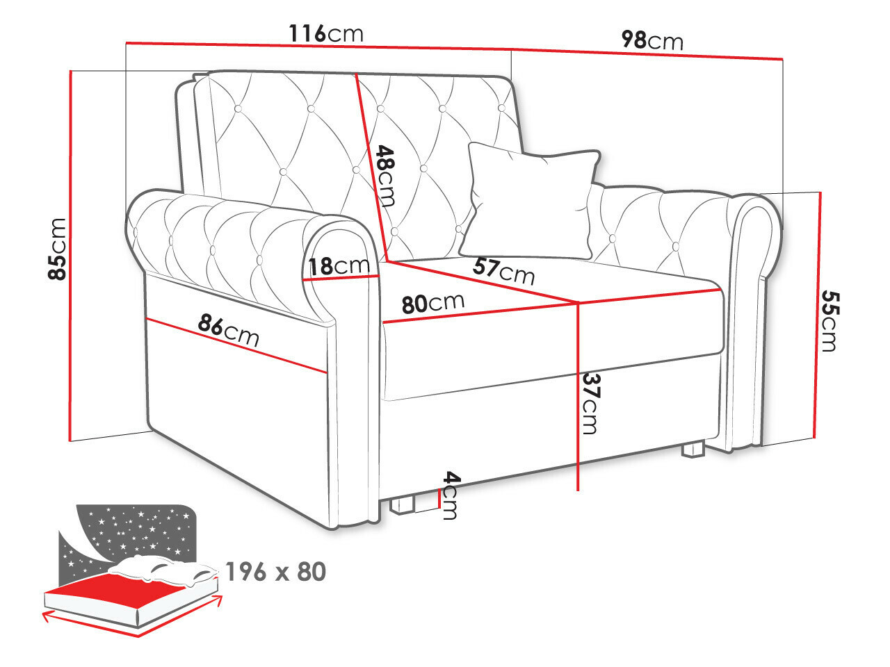 Krēsls Columbus 200 (Paros 2)