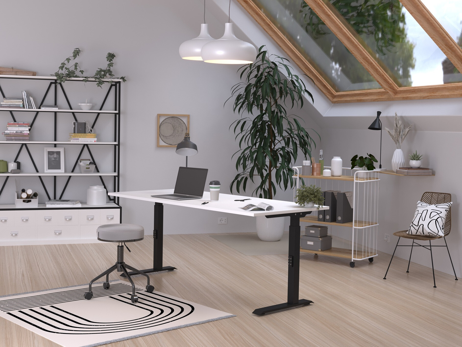 Rakstāmgalds Sacramento 422 (Balts + Melns)