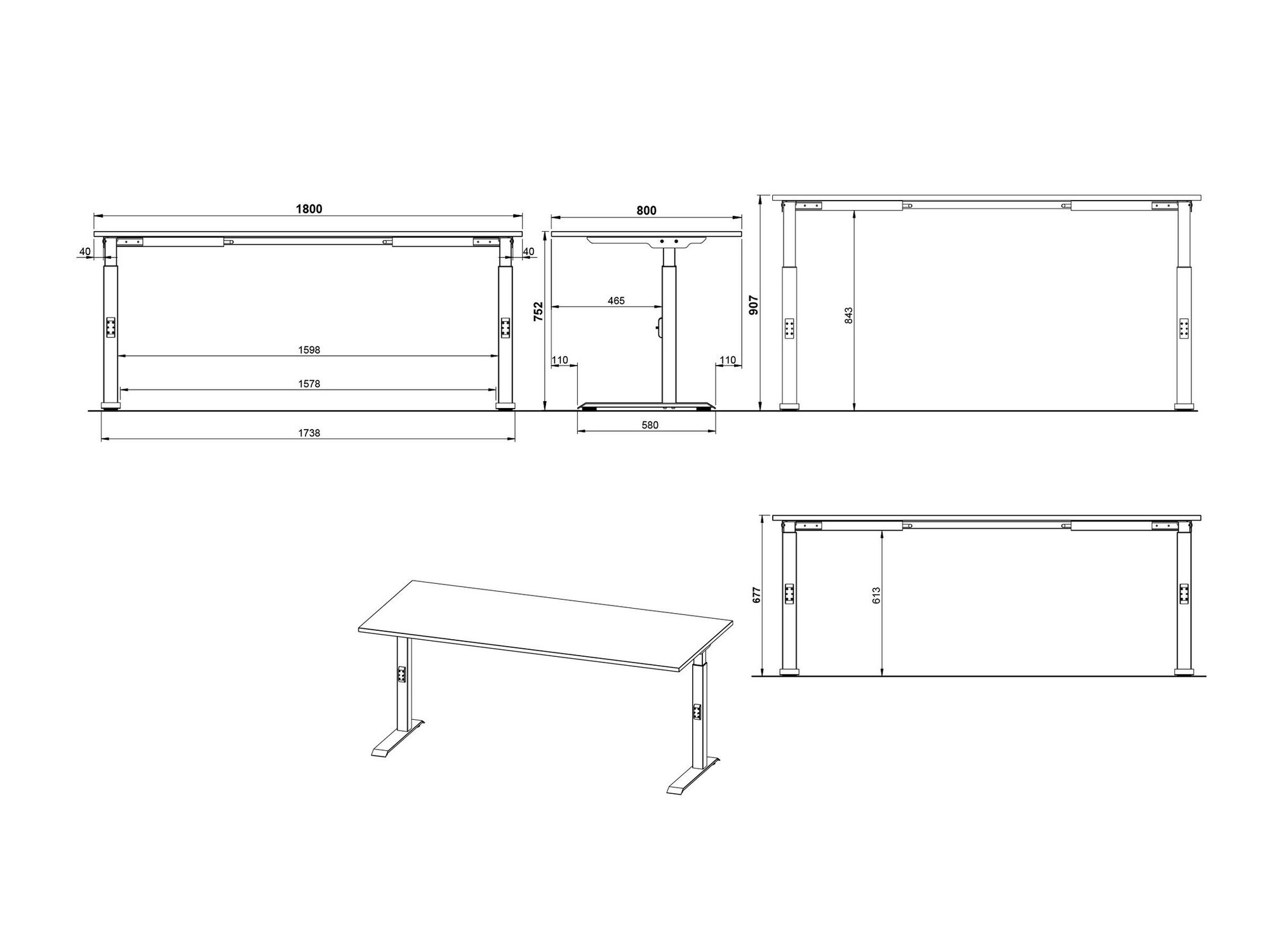 Rakstāmgalds Sacramento 422 (Pelēks + Balts)