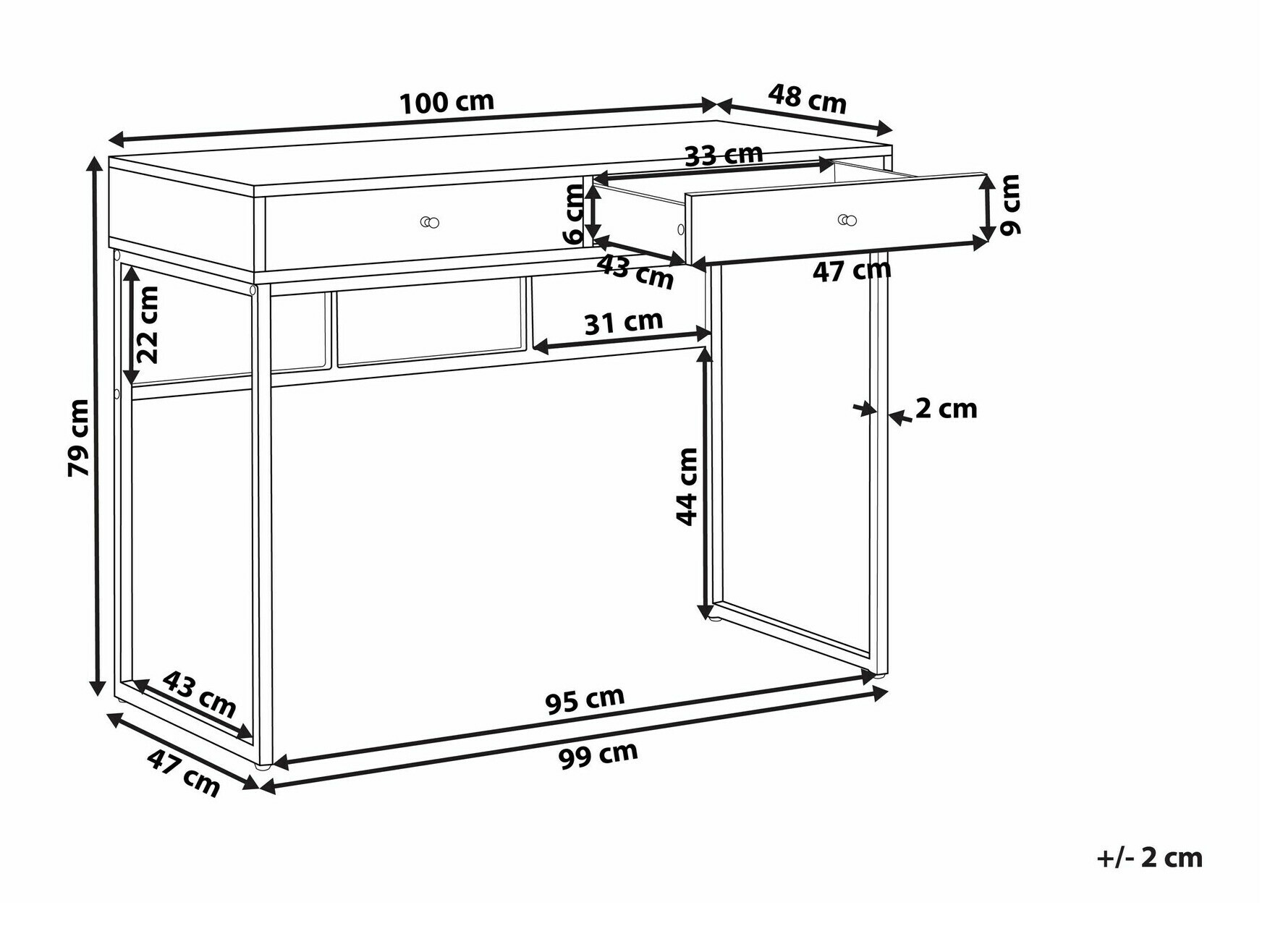 Письменный cтол Berwyn 1644