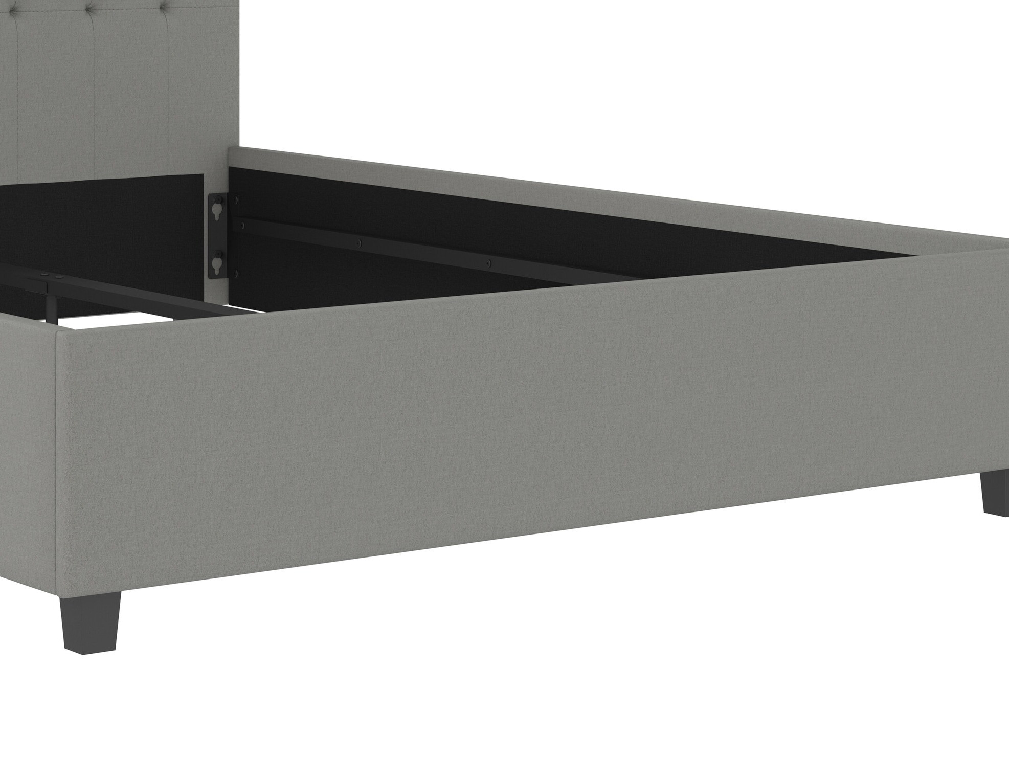 Кровать Denton 1266 (Светло-серый)