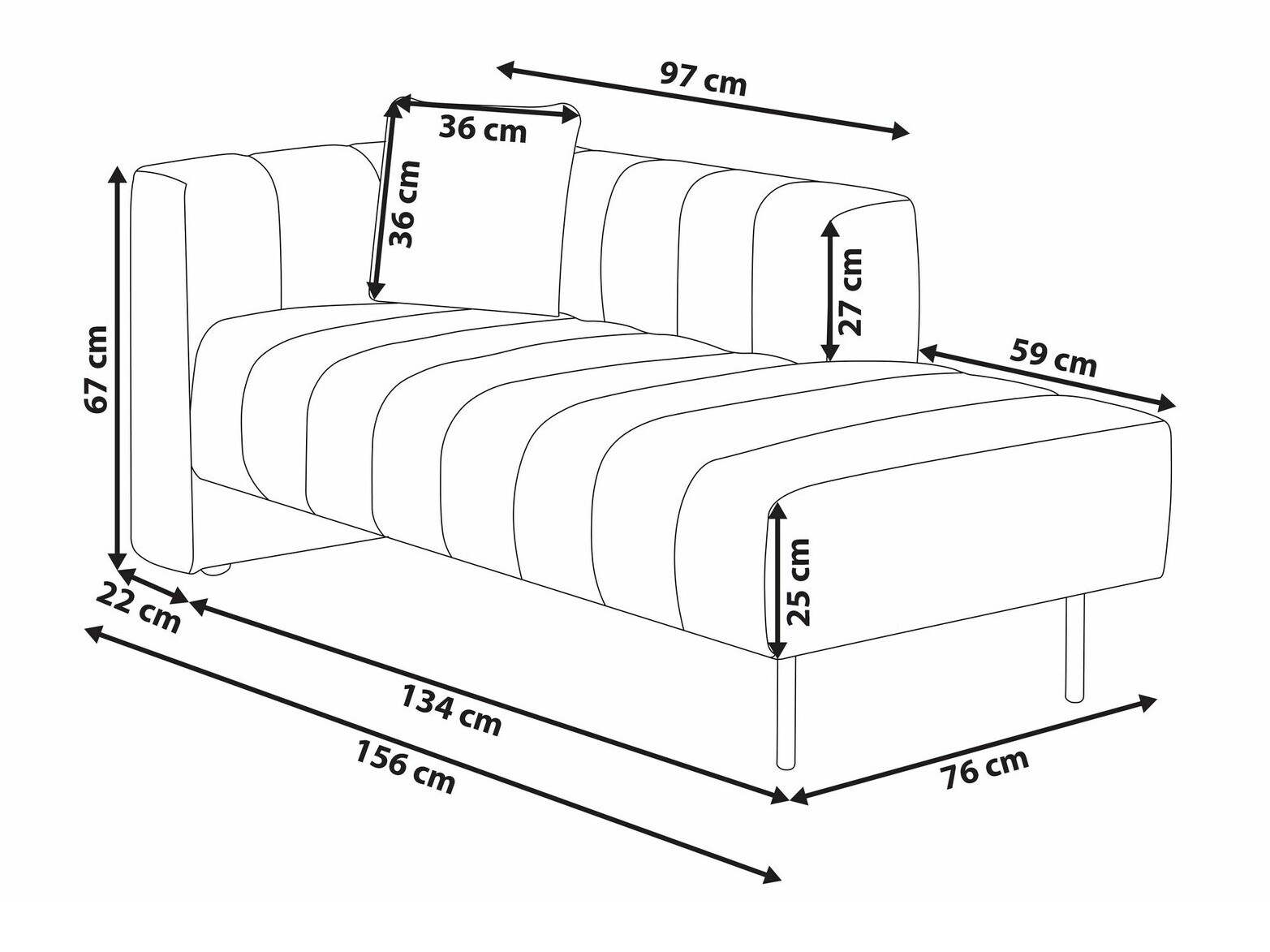 Kušete Berwyn 1652 (Bēšs)