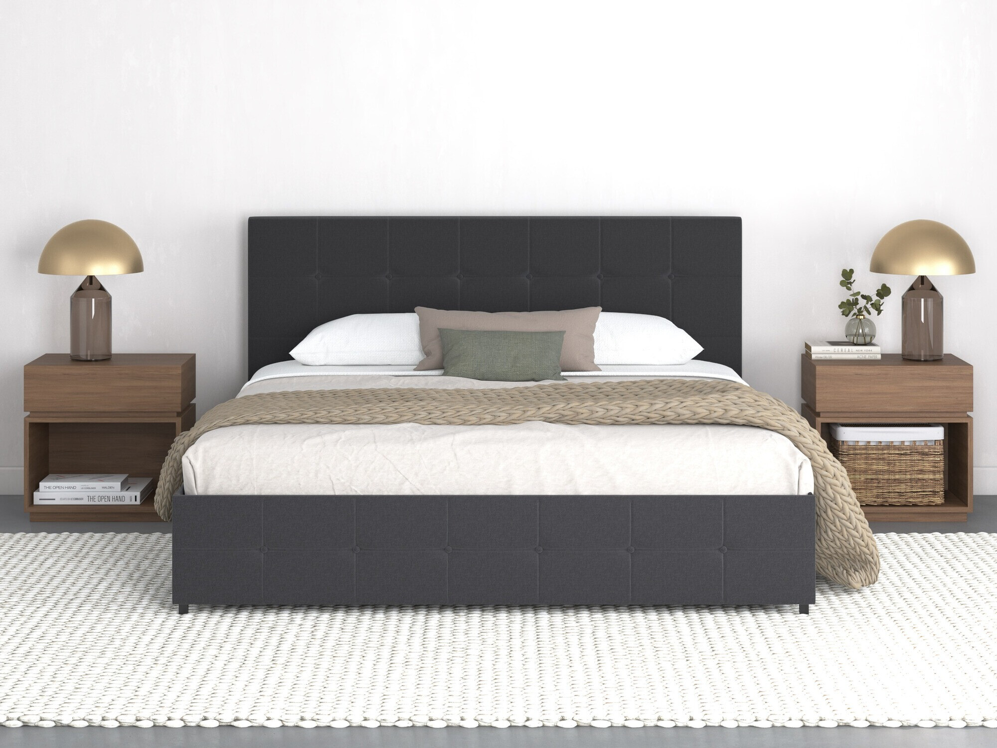 Кровать Denton 1269 (Антрацит)