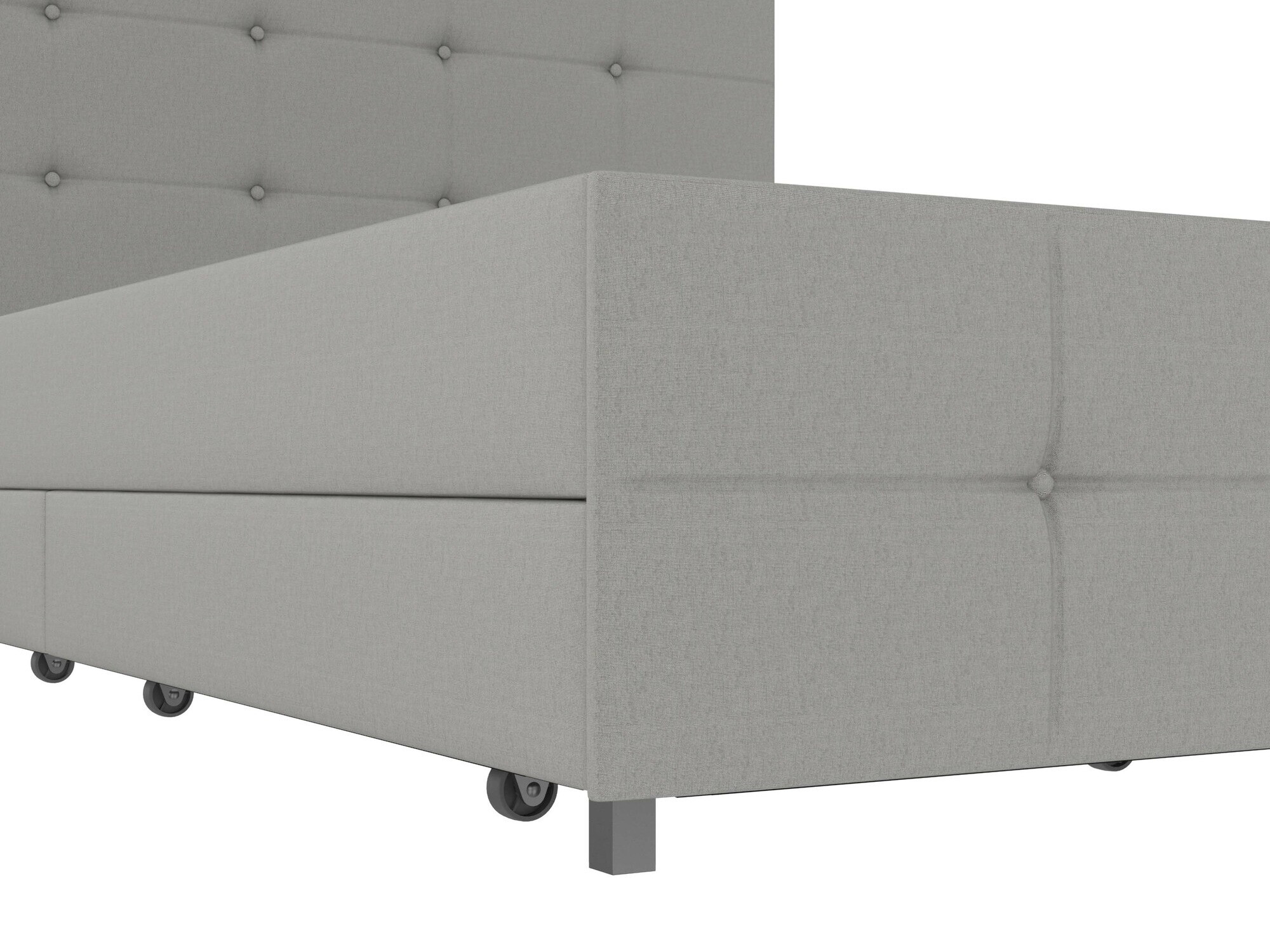 Кровать Denton 1269 (Светло-серый)