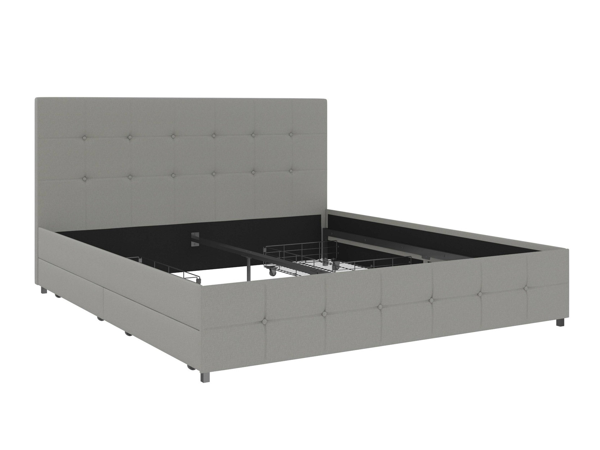 Кровать Denton 1269 (Светло-серый)