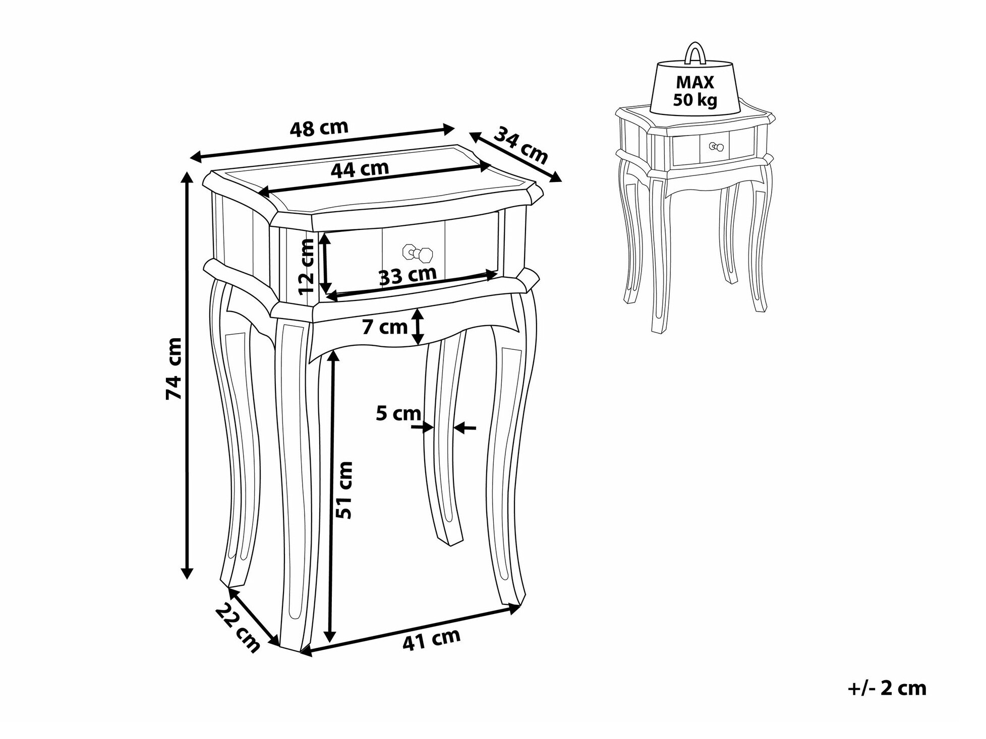 Kafijas galdiņš Berwyn 1661