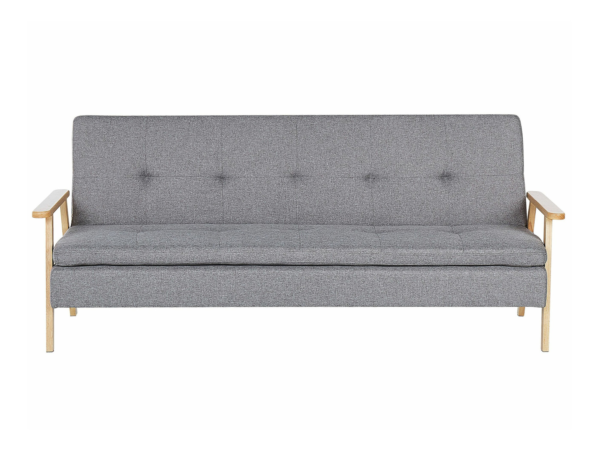 Диван-кровать Berwyn 2566 (Светло-серый + Светлое дерево)