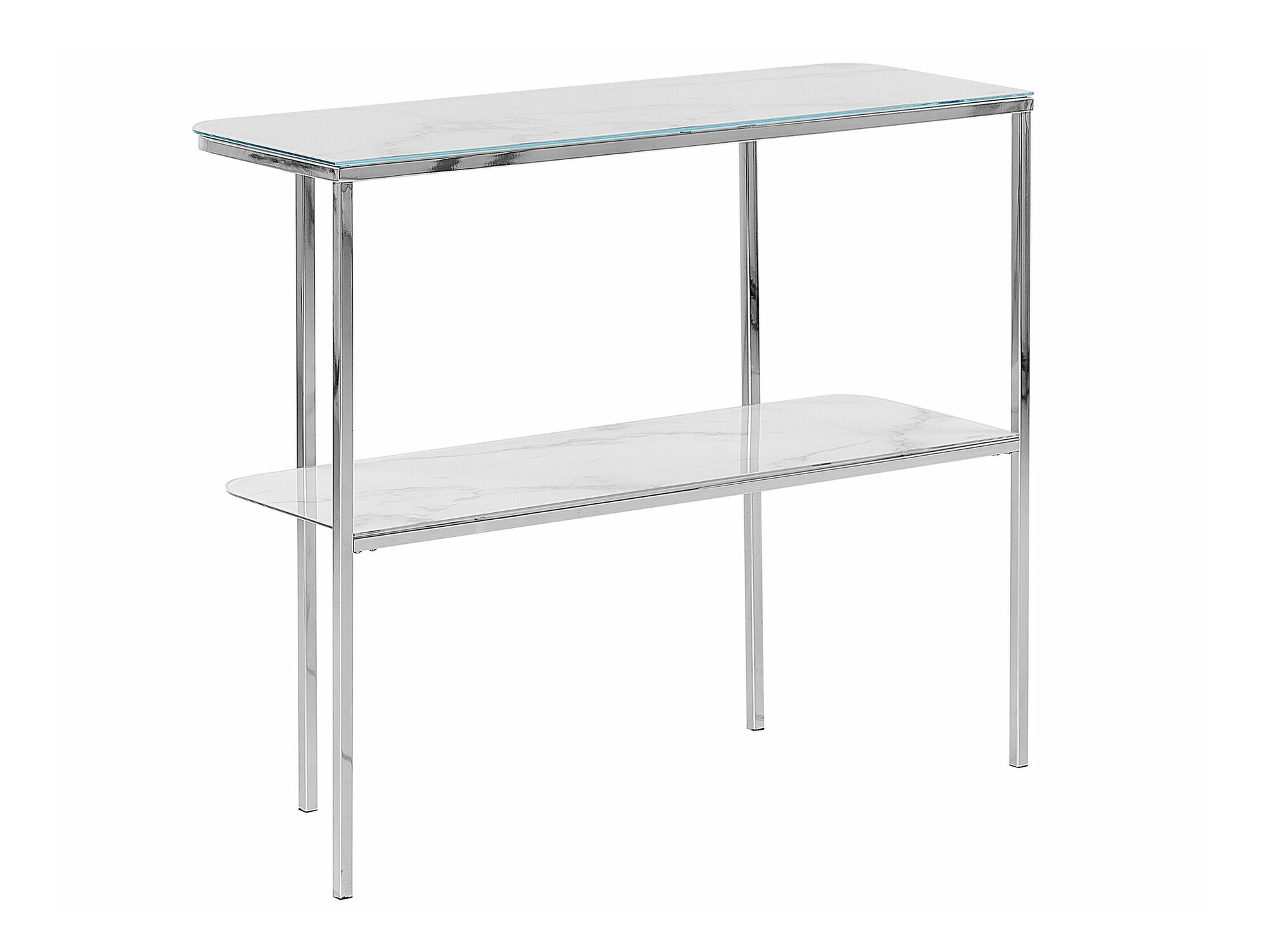 Konsole Berwyn 1669 (Sudraba + Balts marmors)