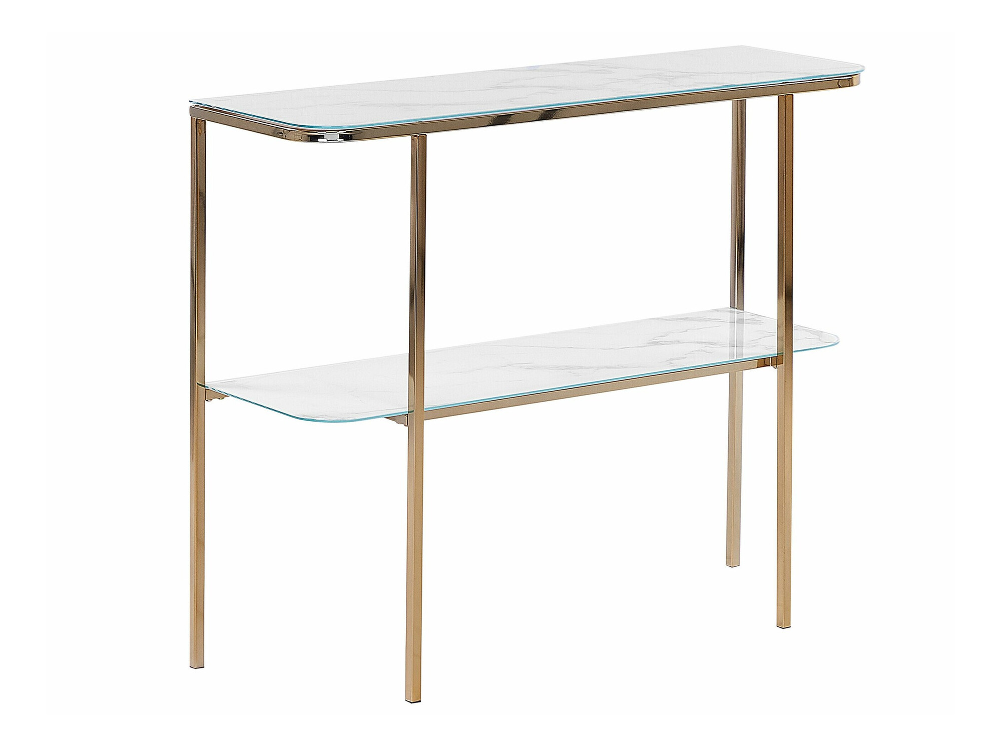 Konsole Berwyn 1669 (Zelta + Balts marmors)